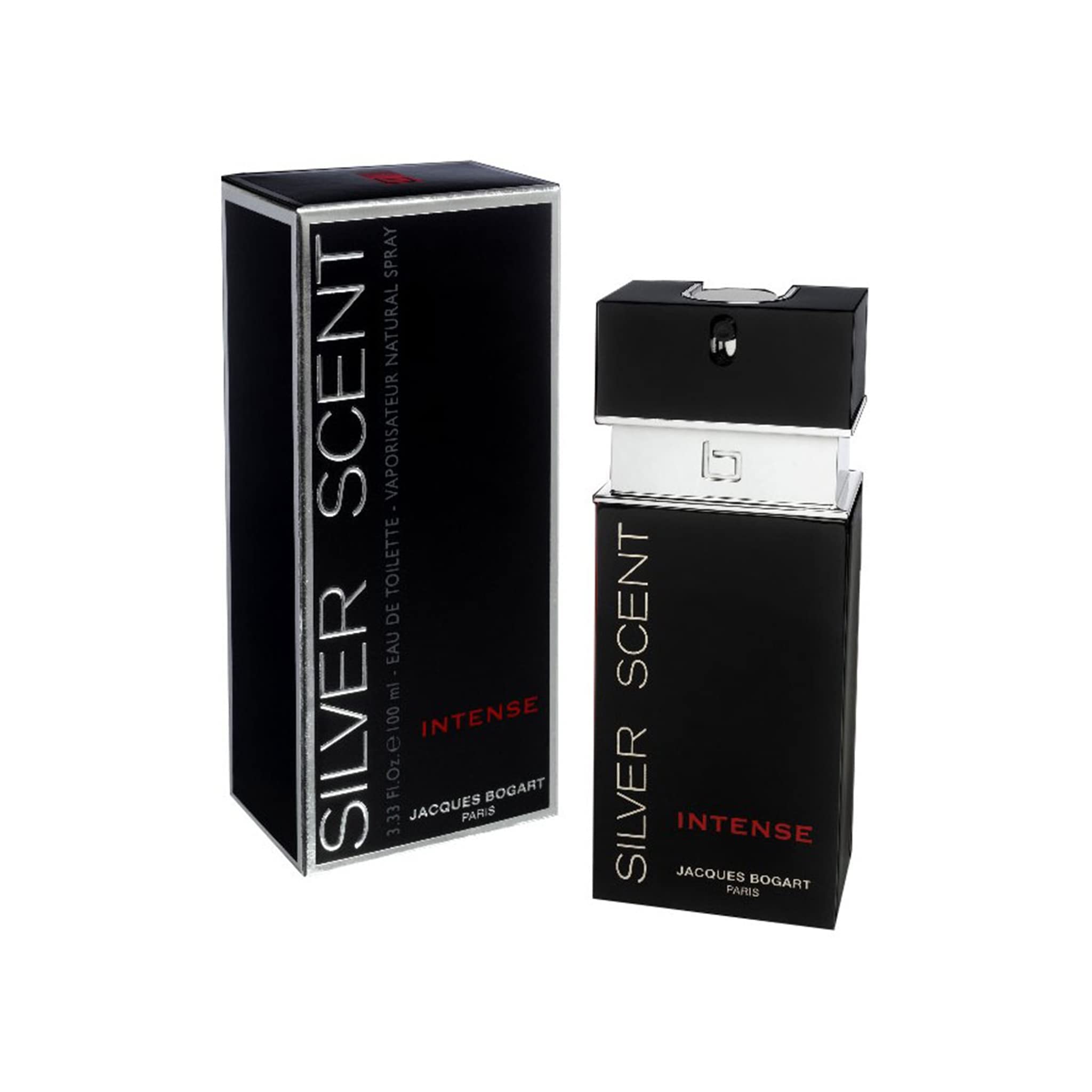 Jacques Bogart Silver Scent Intense Men EDT 3.33 oz - Thumbnail 3