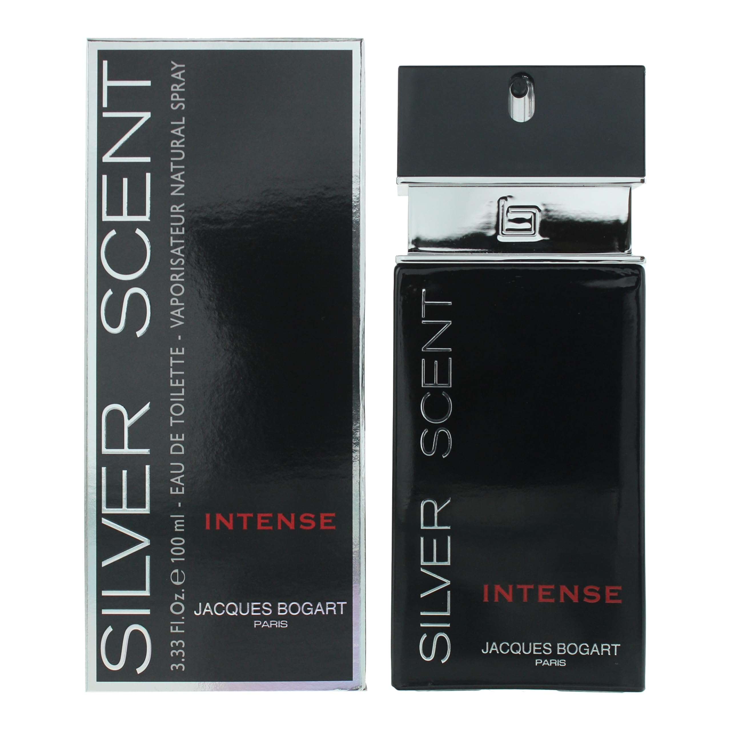 Jacques Bogart Silver Scent Intense Men EDT 3.33 oz - Thumbnail 1