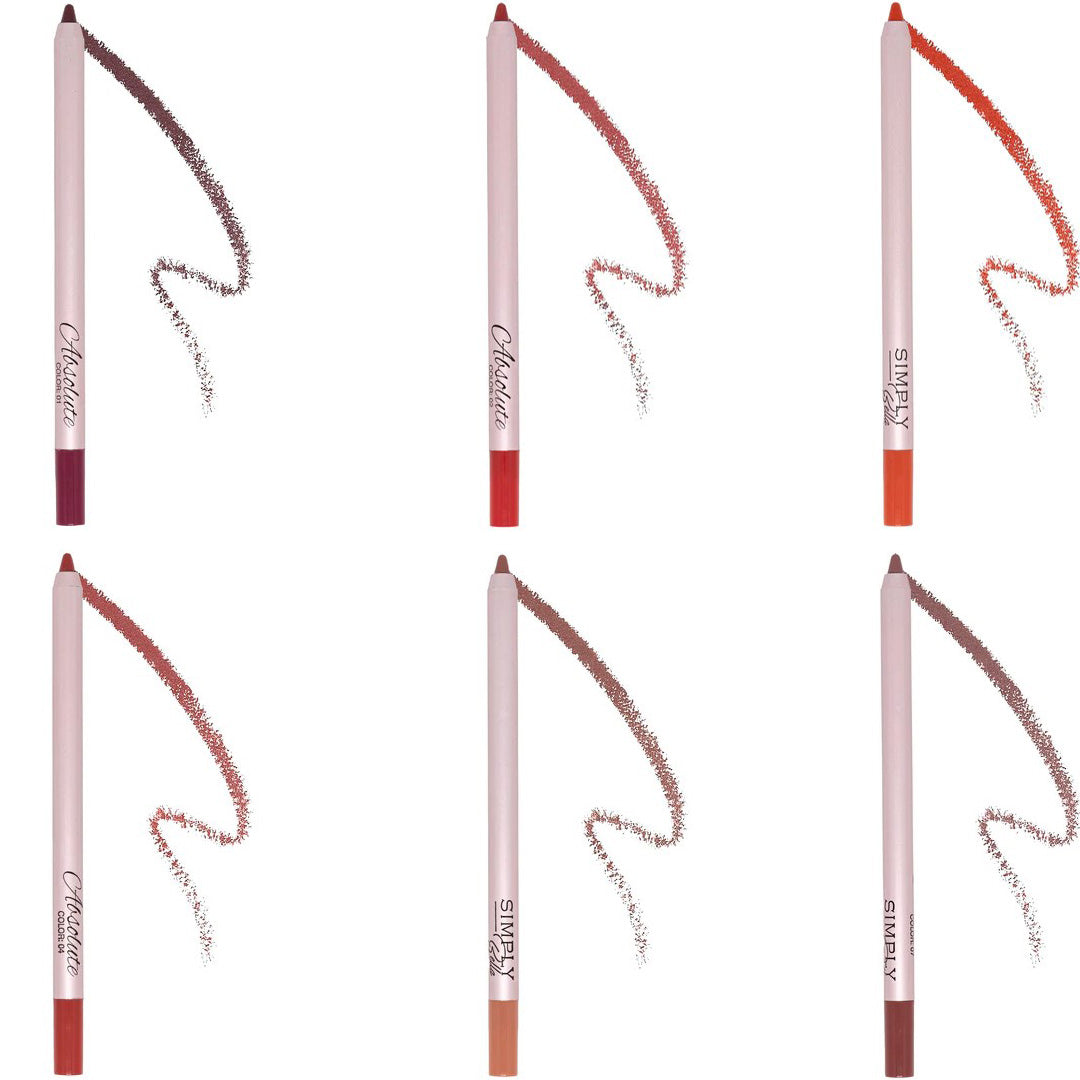 (13-pack) Simply Bella Absolute Waterproof Lip Liner Assorted - Thumbnail 2