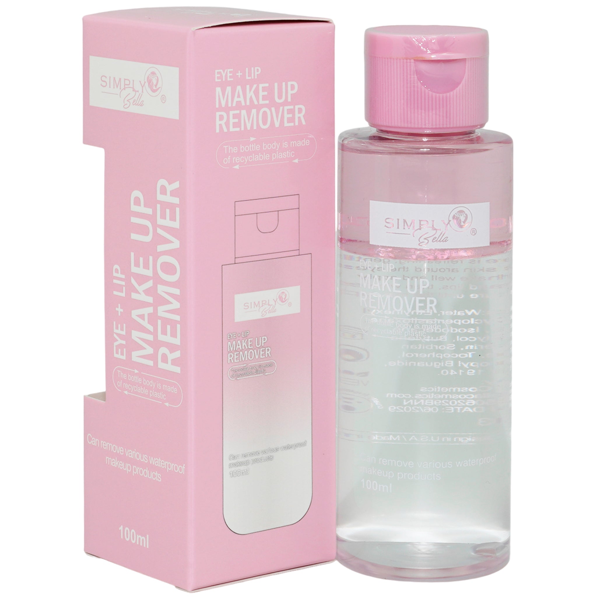 (12-pack) Simply Bella Eye + Lip Make Up Remover - Thumbnail 2