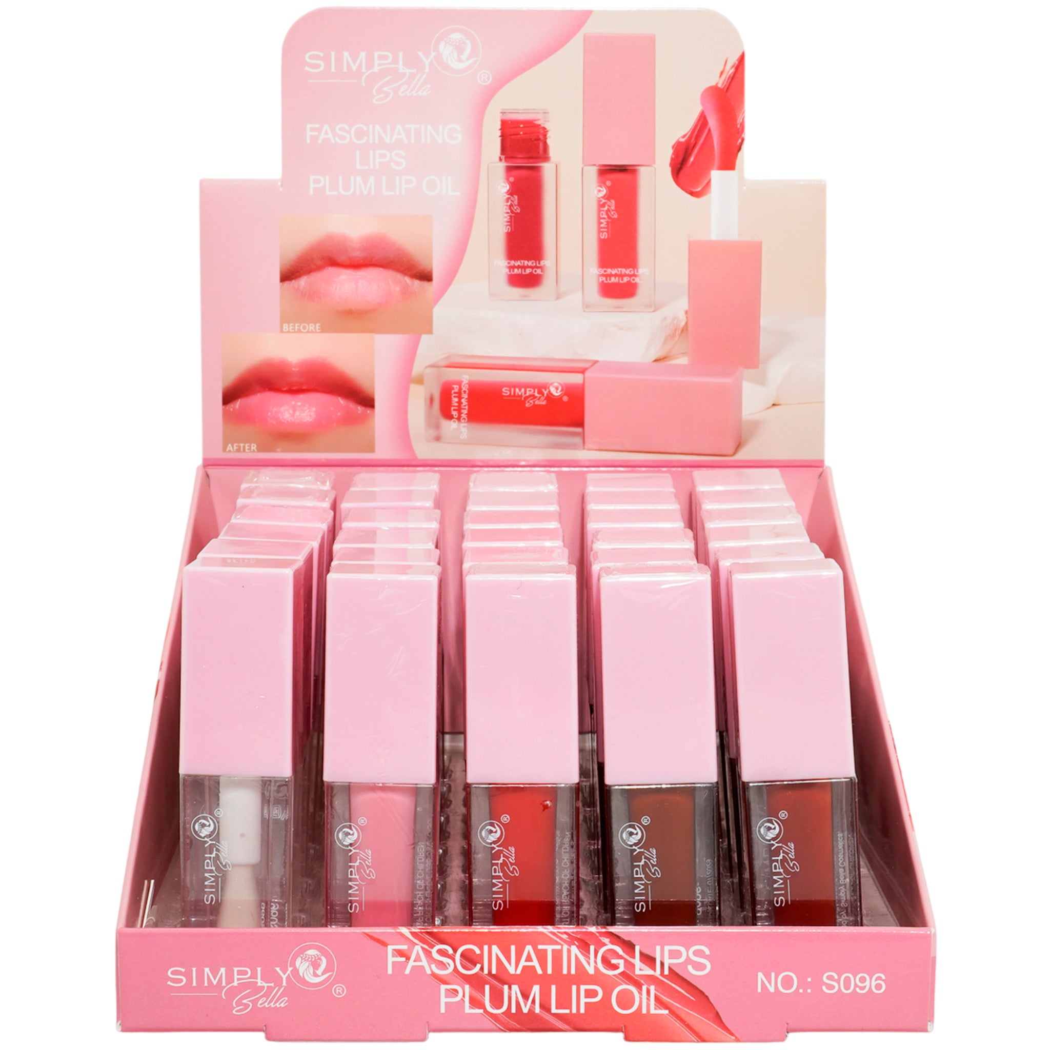 (30-pack) Simply Bella Fascinating Lips Plump Lip Oil