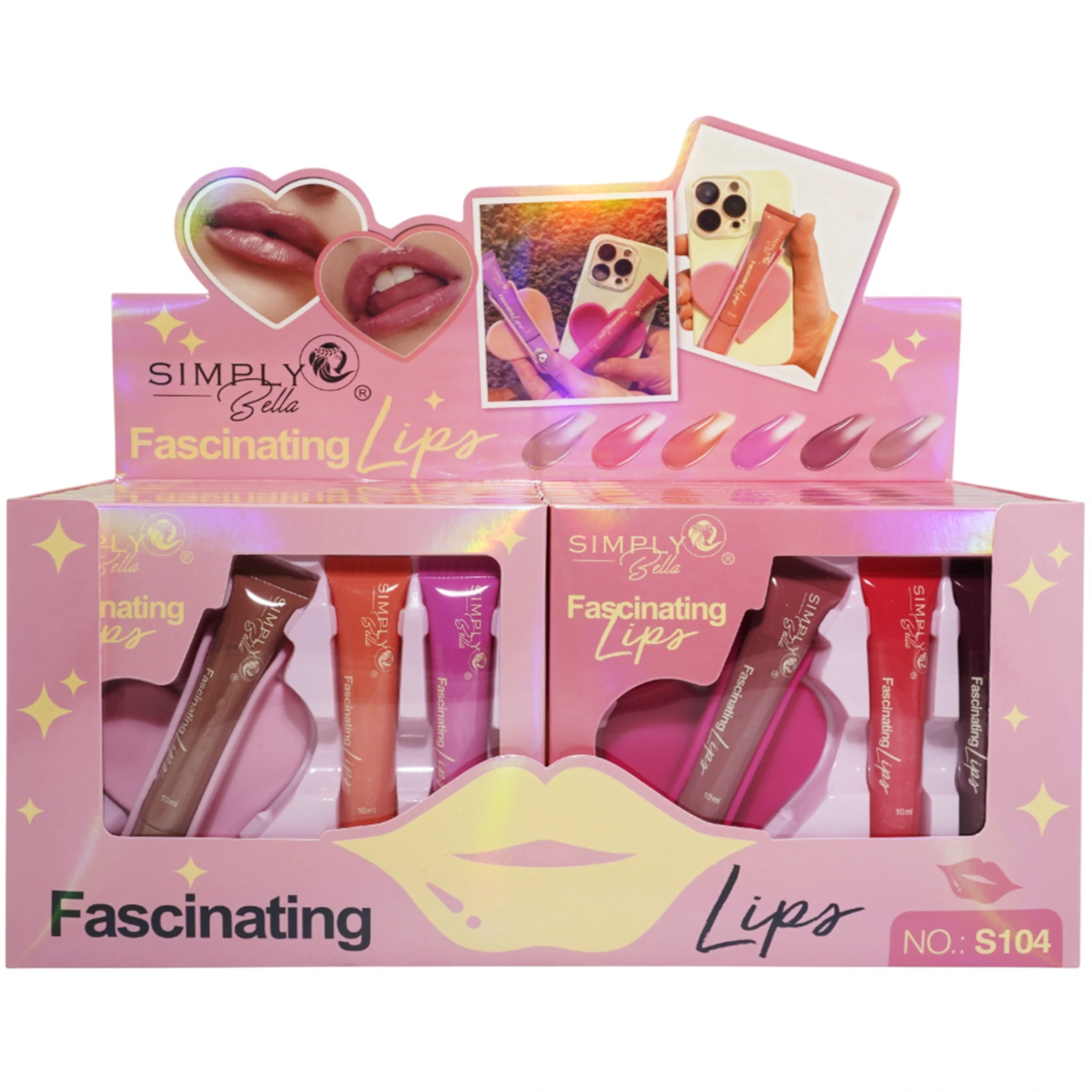 (12-pack) Simply Bella Fascinating Lips (Set)