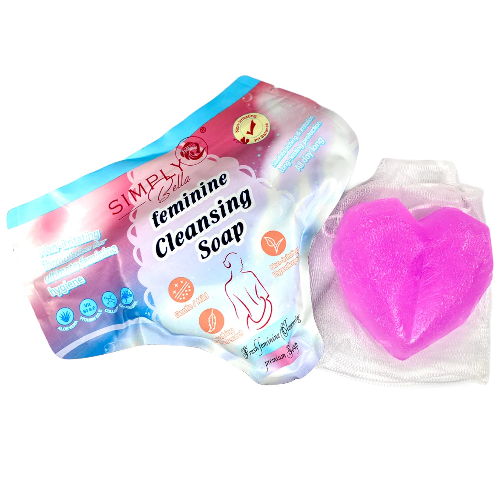 (6-pack) Simply Bella Feminine Cleansing Soap - Thumbnail 2