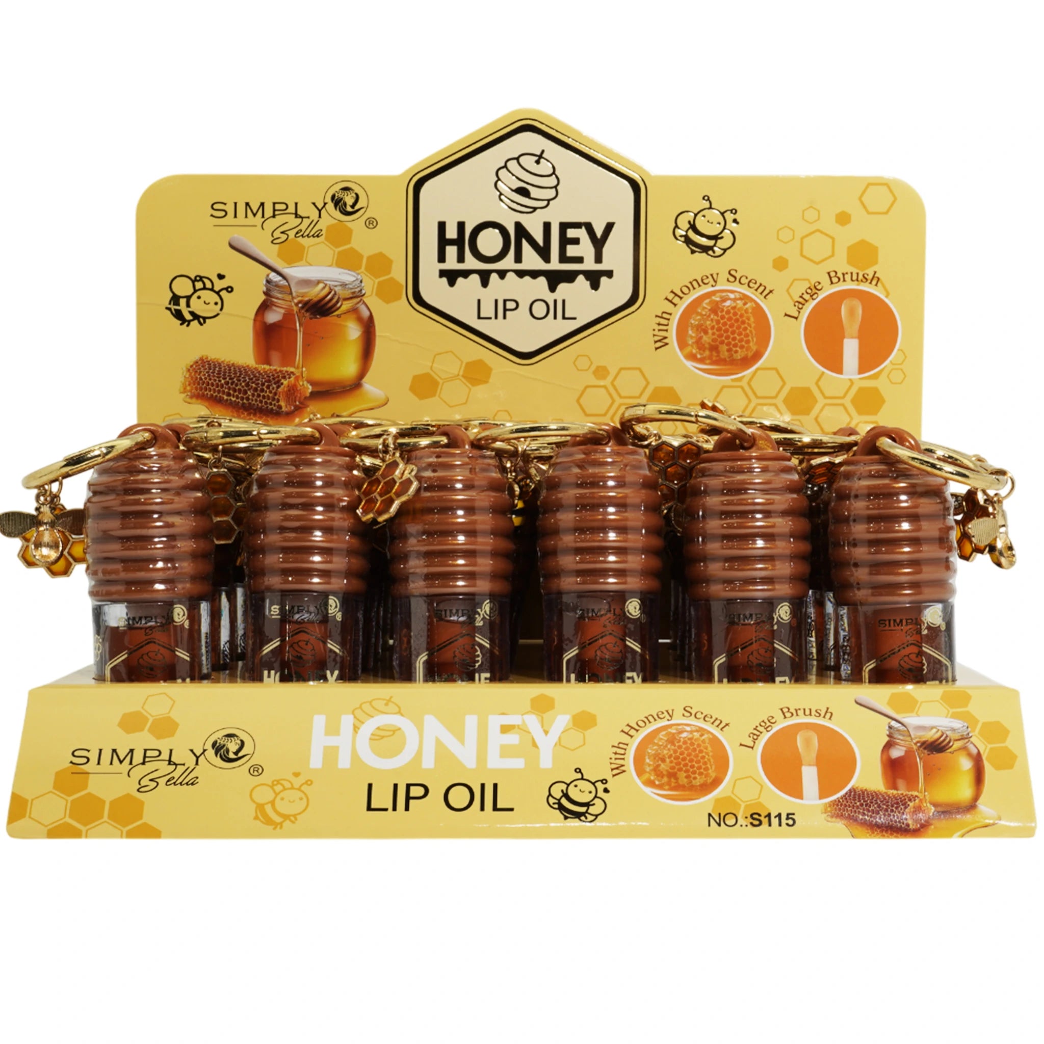 (24-pack) Simply Bella Honey Lip Oil