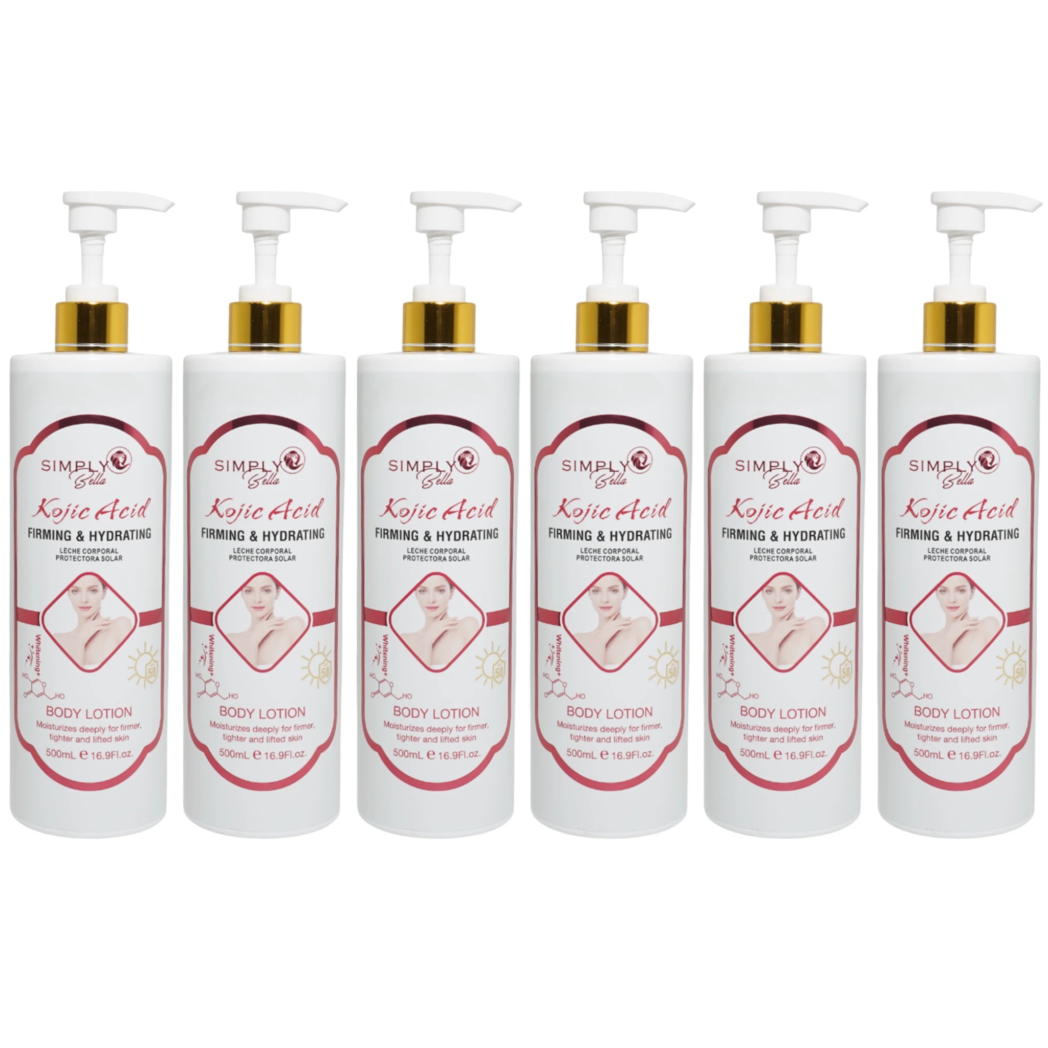 (6-pack) Simply Bella Kojic Acid Body Lotion