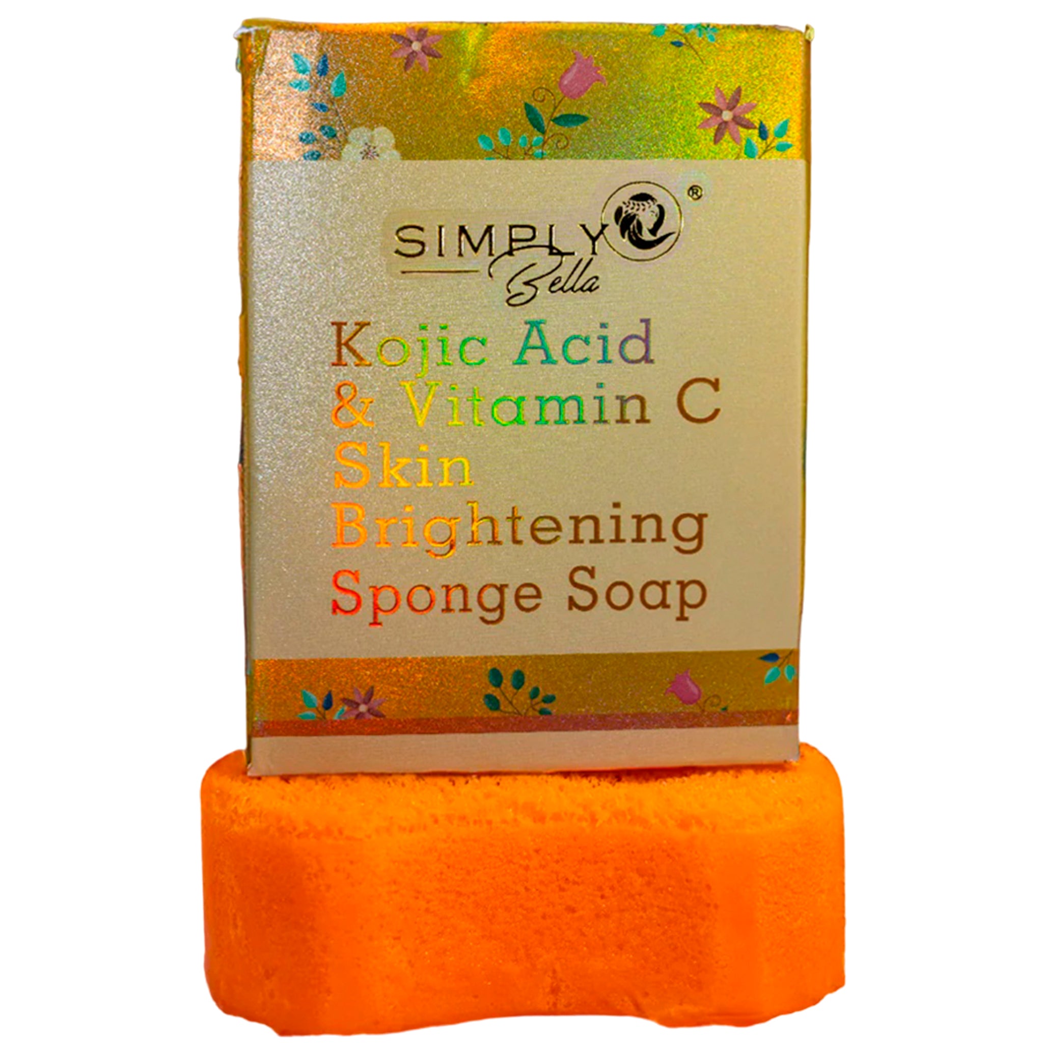 (12-pack) Simply Bella Kojic Acid & Vitamin C Sponge Soap