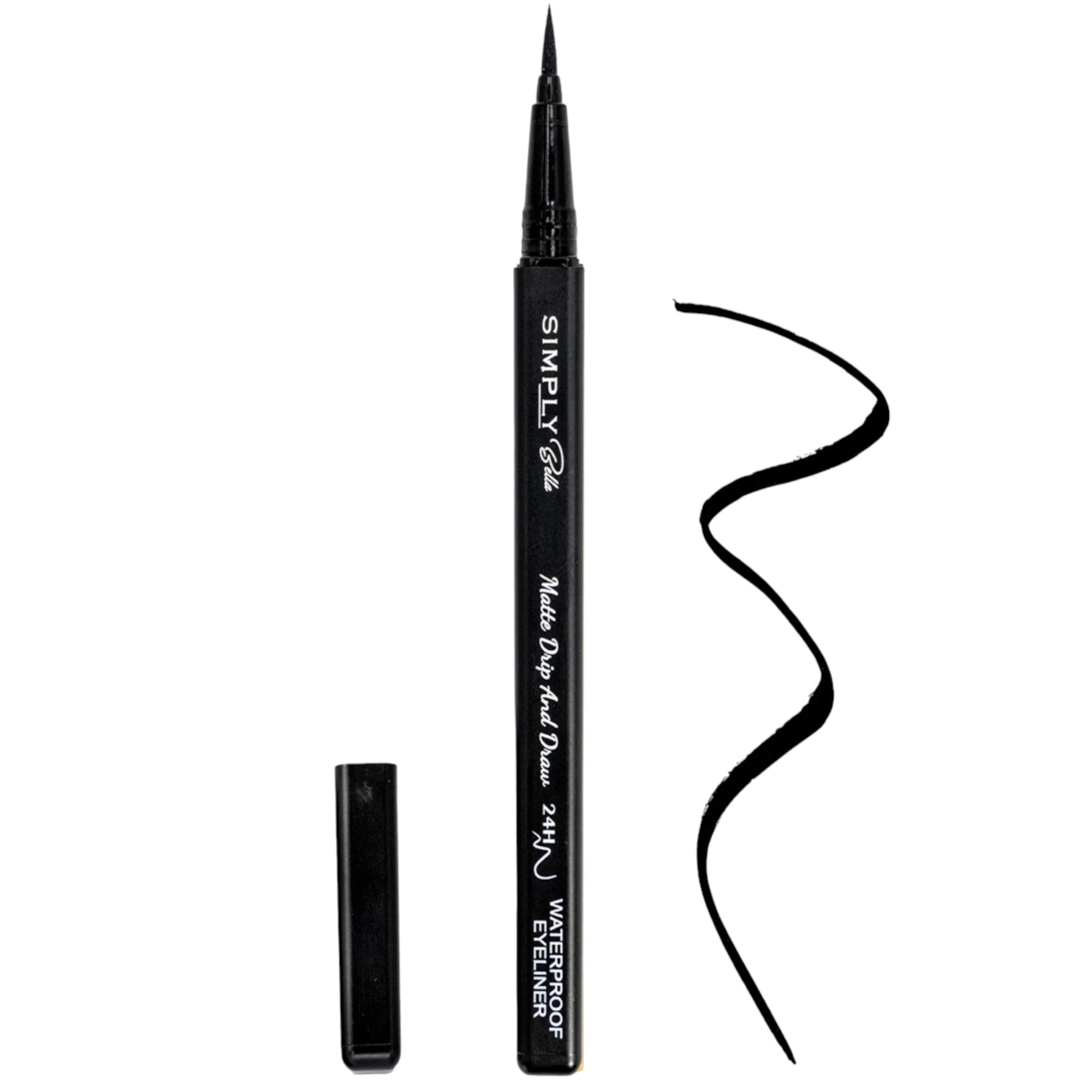 (24-pack) Simply Bella Matte Drip And Draw 24h - Waterproof Eyeliner - Thumbnail 2