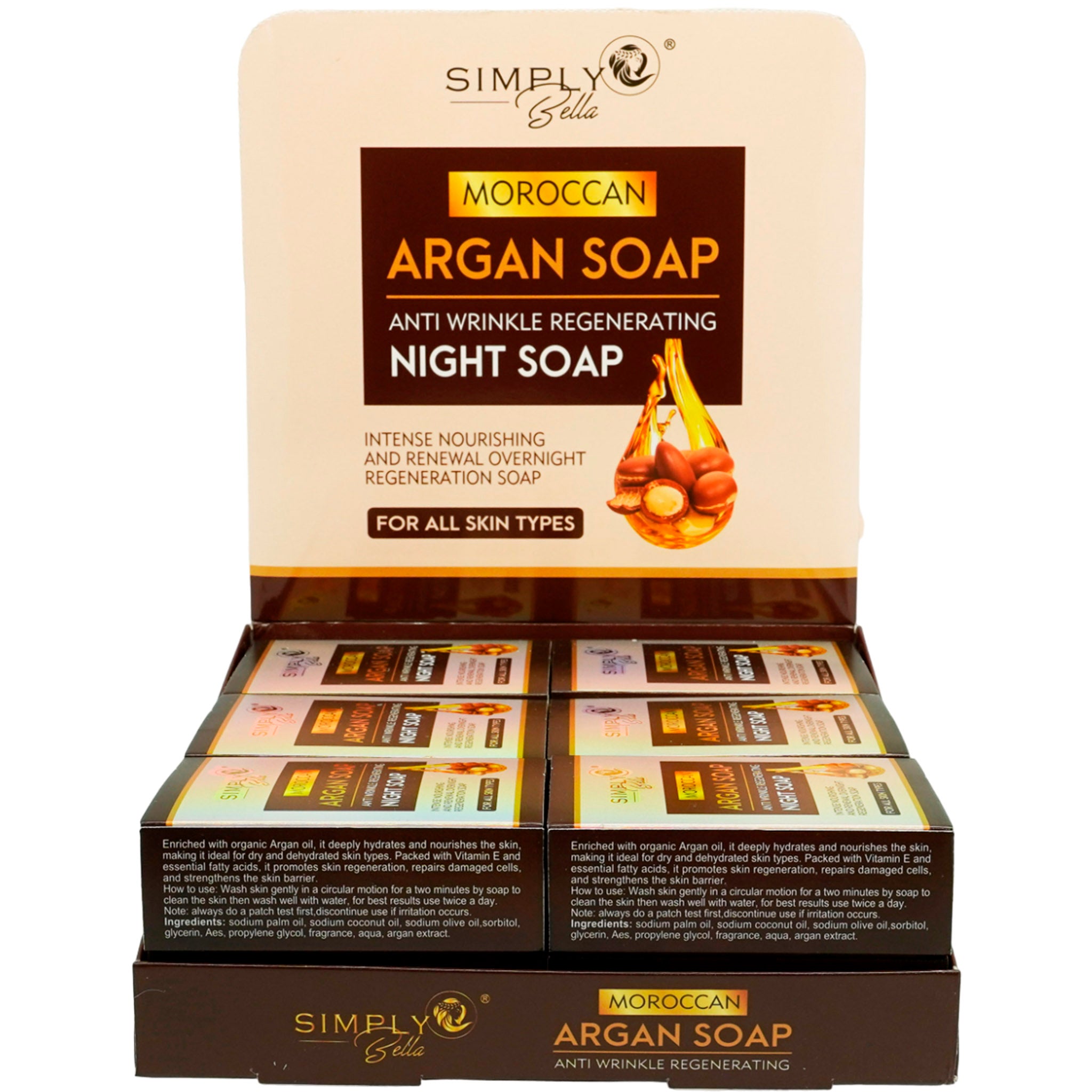 (12-pack) Simply Bella Moroccan Argan Soap
