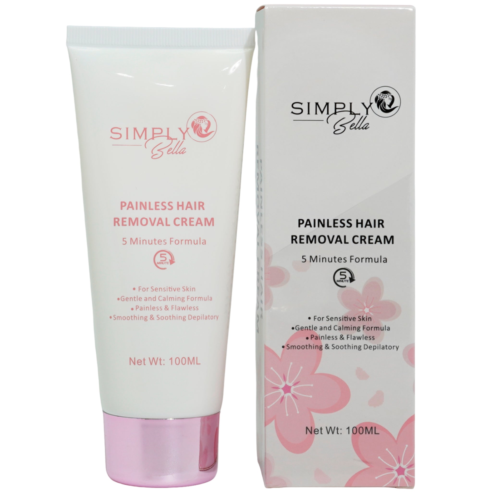(5-pack) Simply Bella Painless Hair Removal Cream