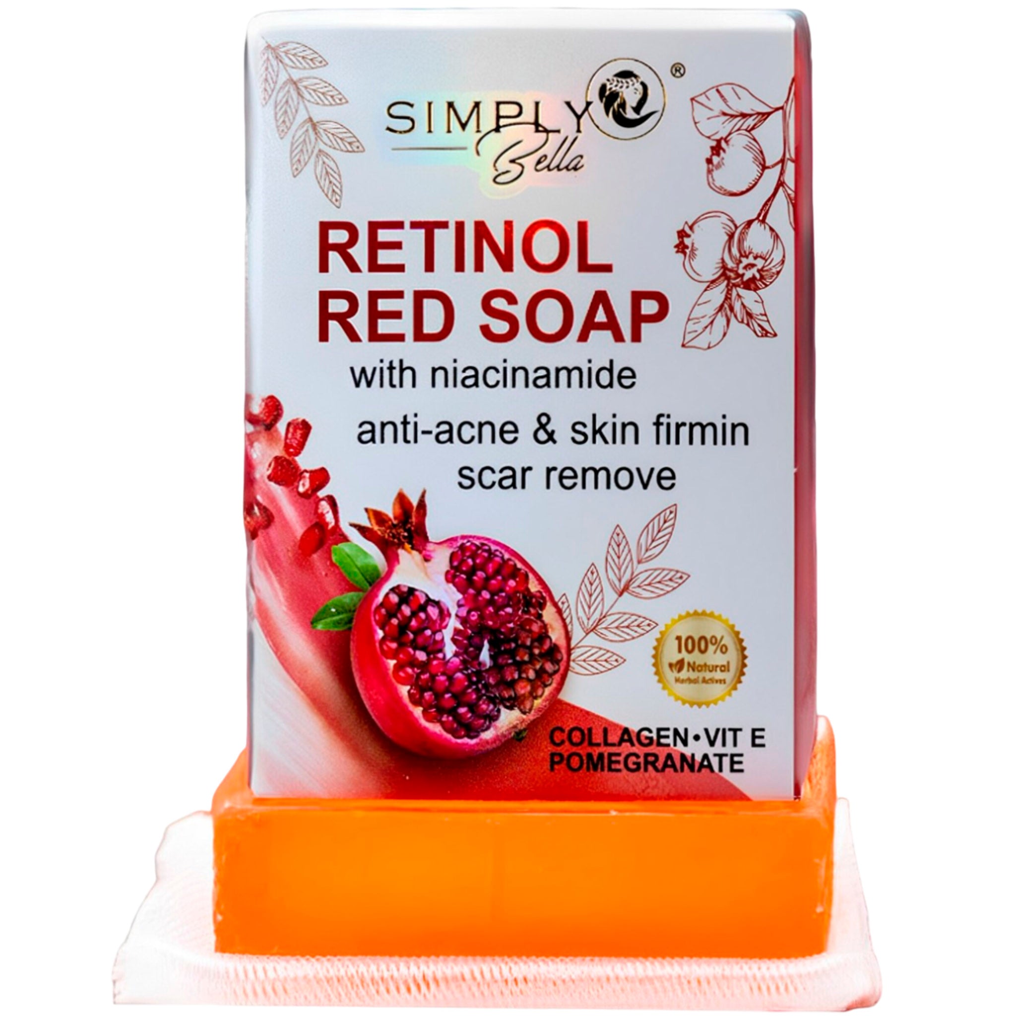 (12-pack) Simply Bella Retinol Red Soap - Thumbnail 2