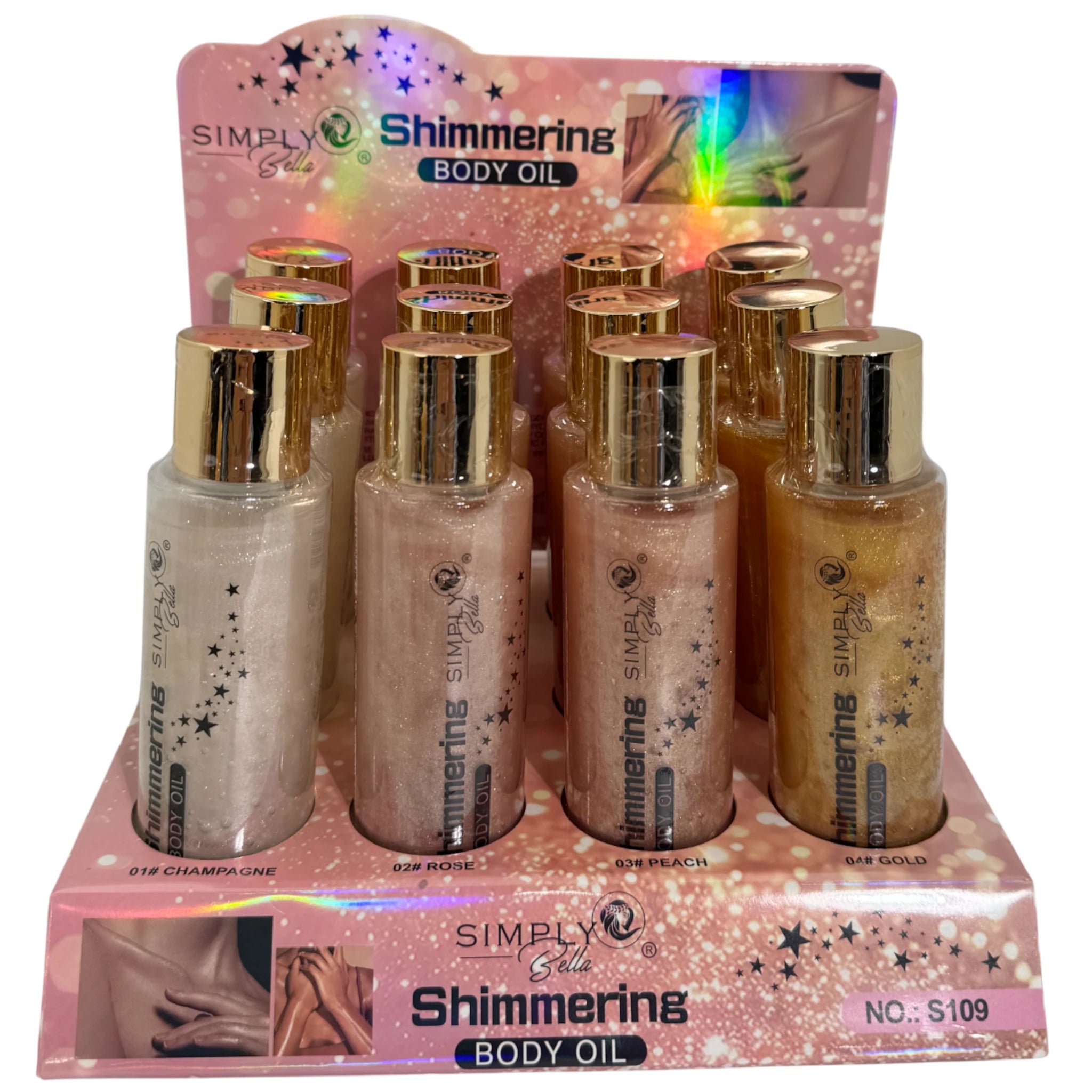 (12-pack) Simply Bella Shimmering Body Oil - Thumbnail 2