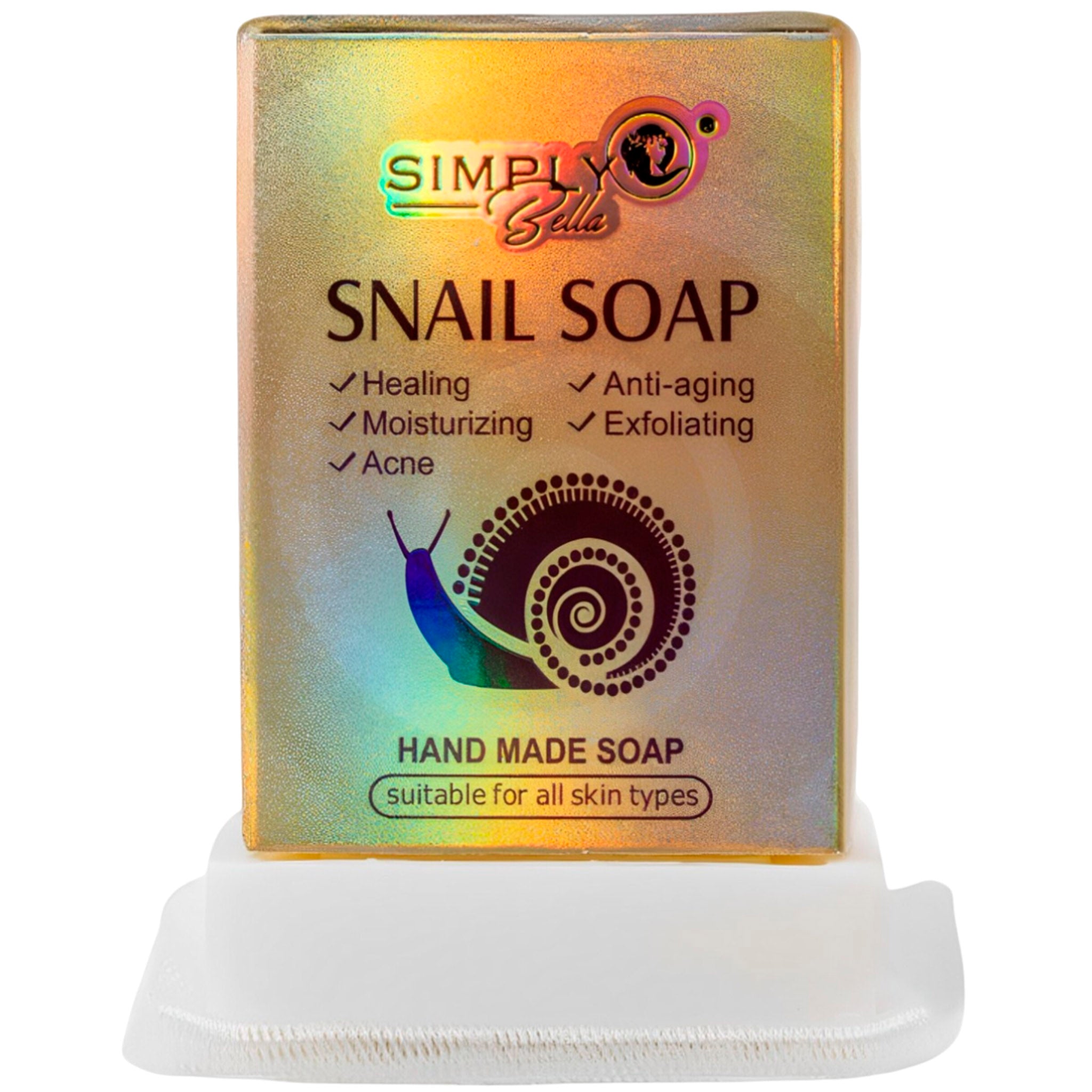 (12-pack) Simply Bella Snail Soap - Thumbnail 2