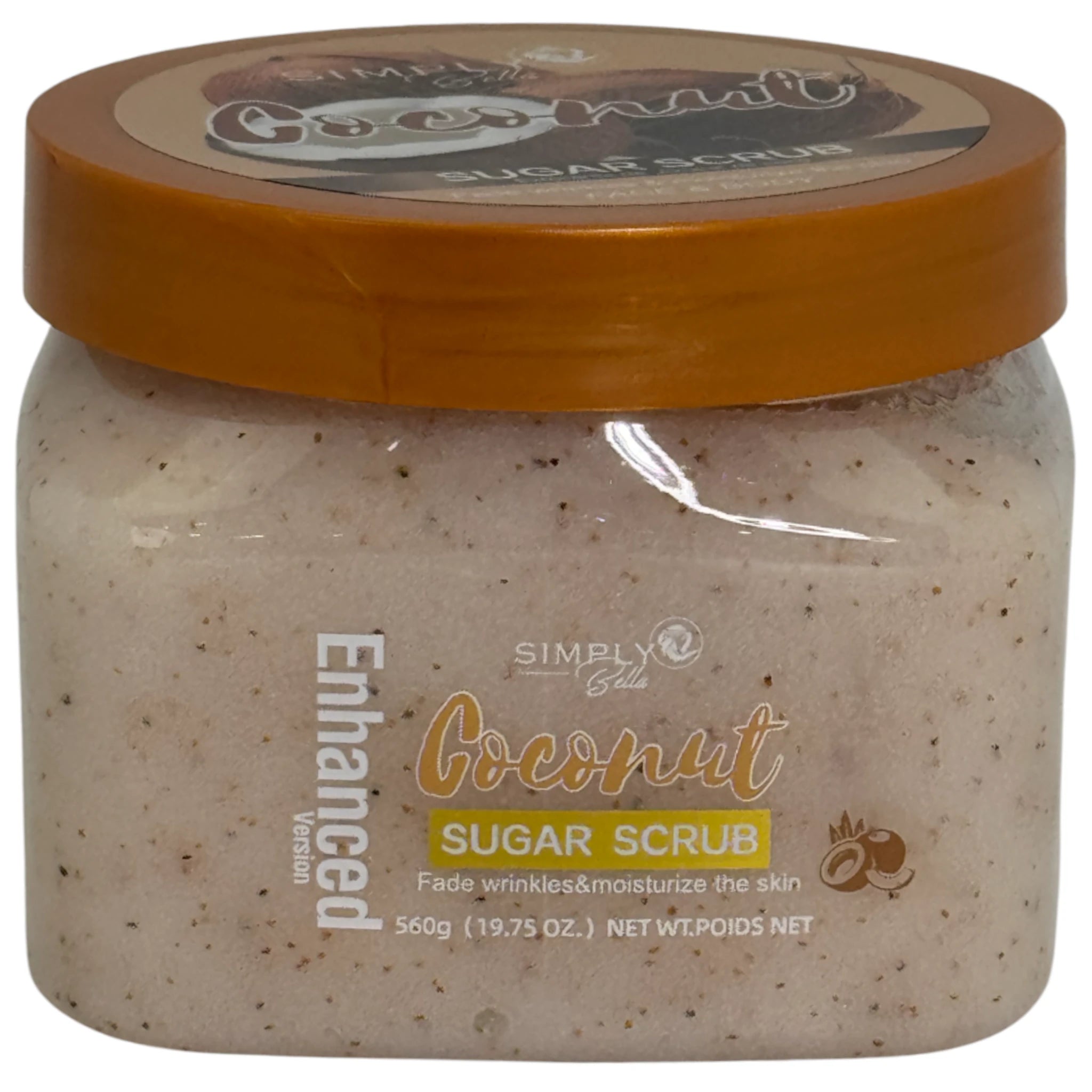 (6-pack) Simply Bella Sugar Scrub Coconut - Thumbnail 2