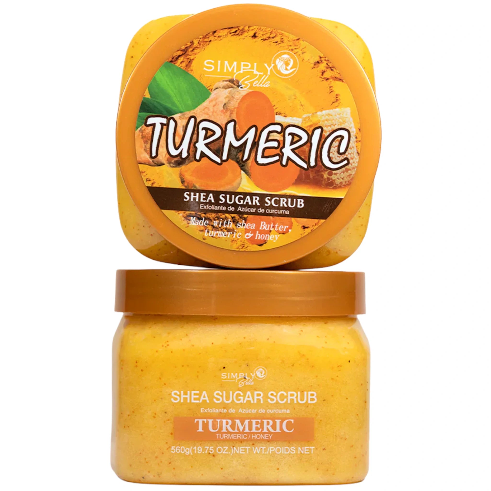 (6-pack) Simply Bella Sugar Scrub Turmeric - Thumbnail 2