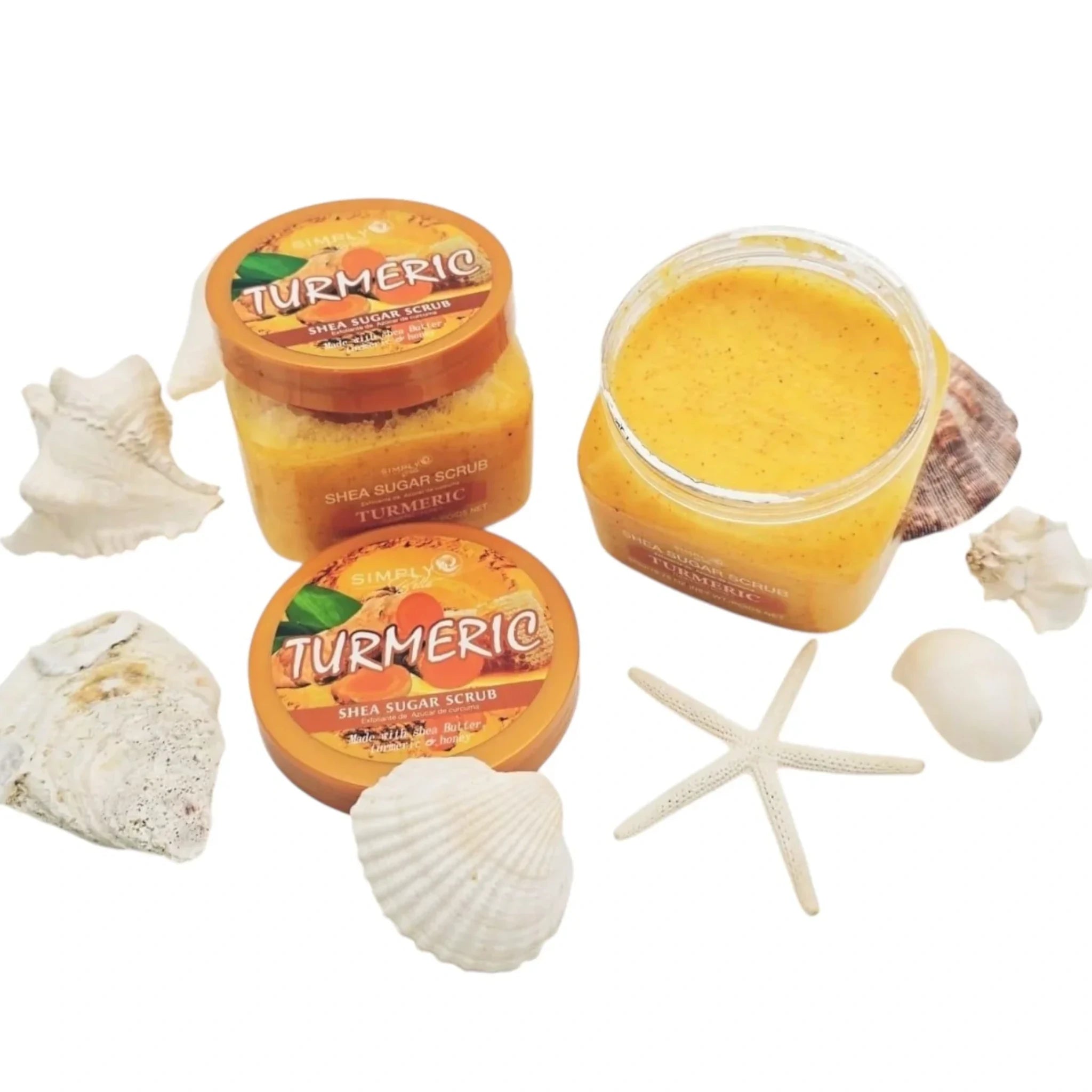 (6-pack) Simply Bella Sugar Scrub Turmeric - Thumbnail 3