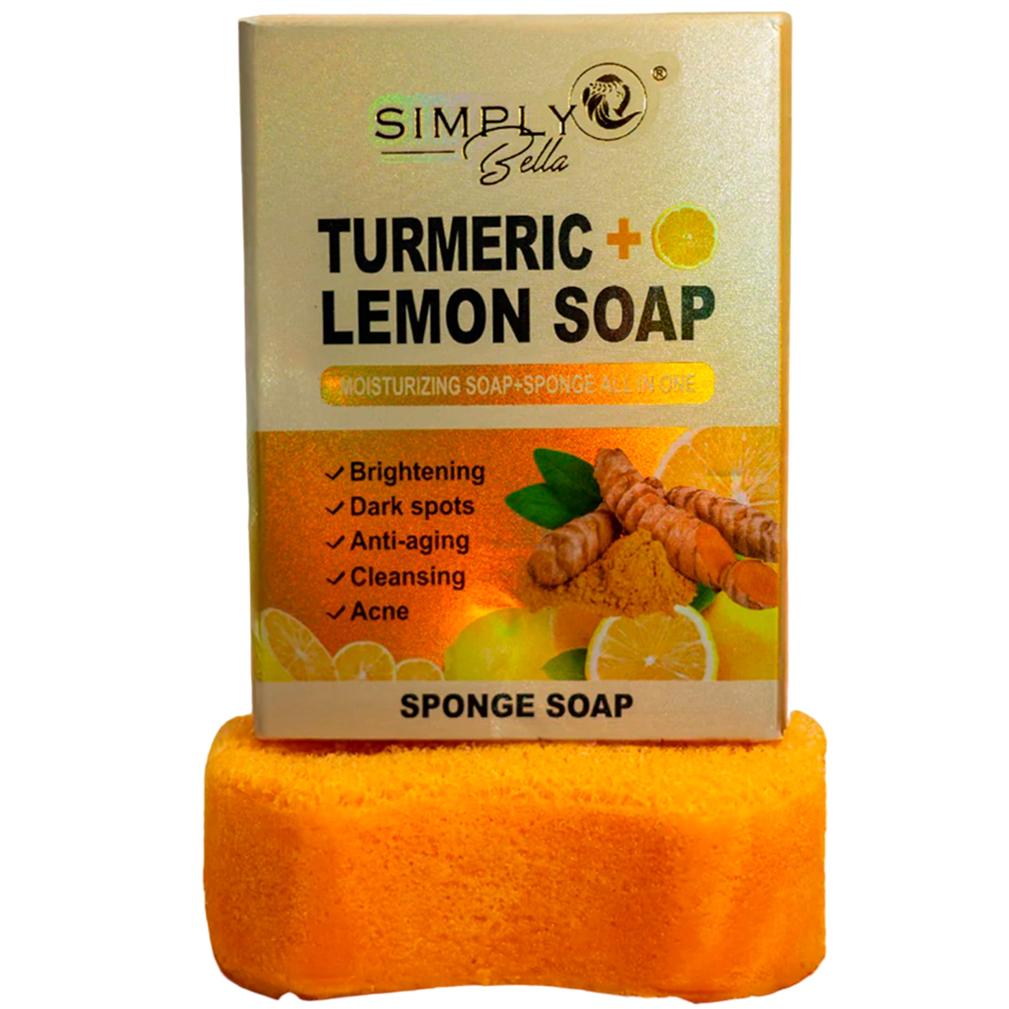 (12-pack) Simply Bella Turmeric + Lemon Soap