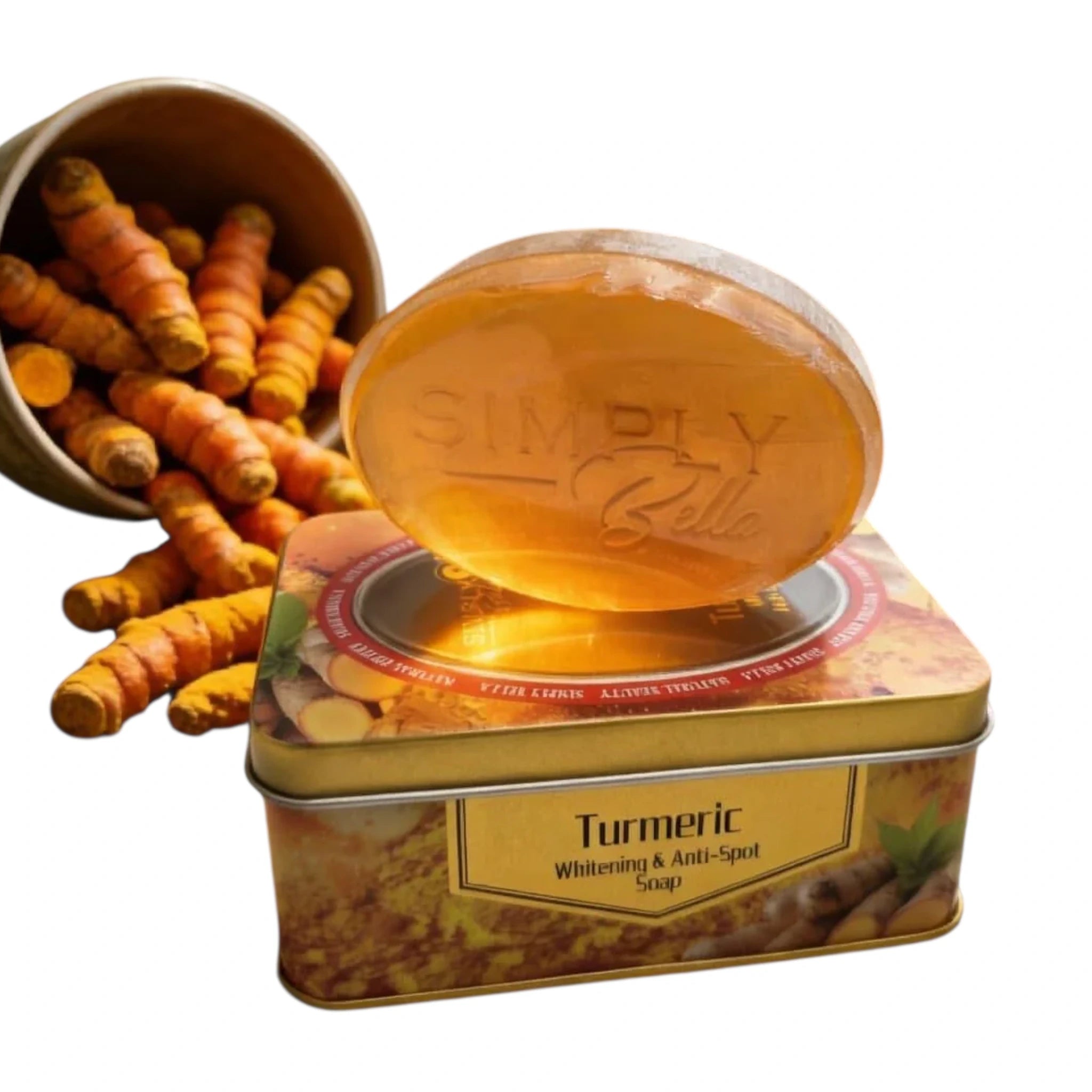 (24-pack) Simply Bella Turmeric Whitening & Anti-Spot Soap - Thumbnail 2