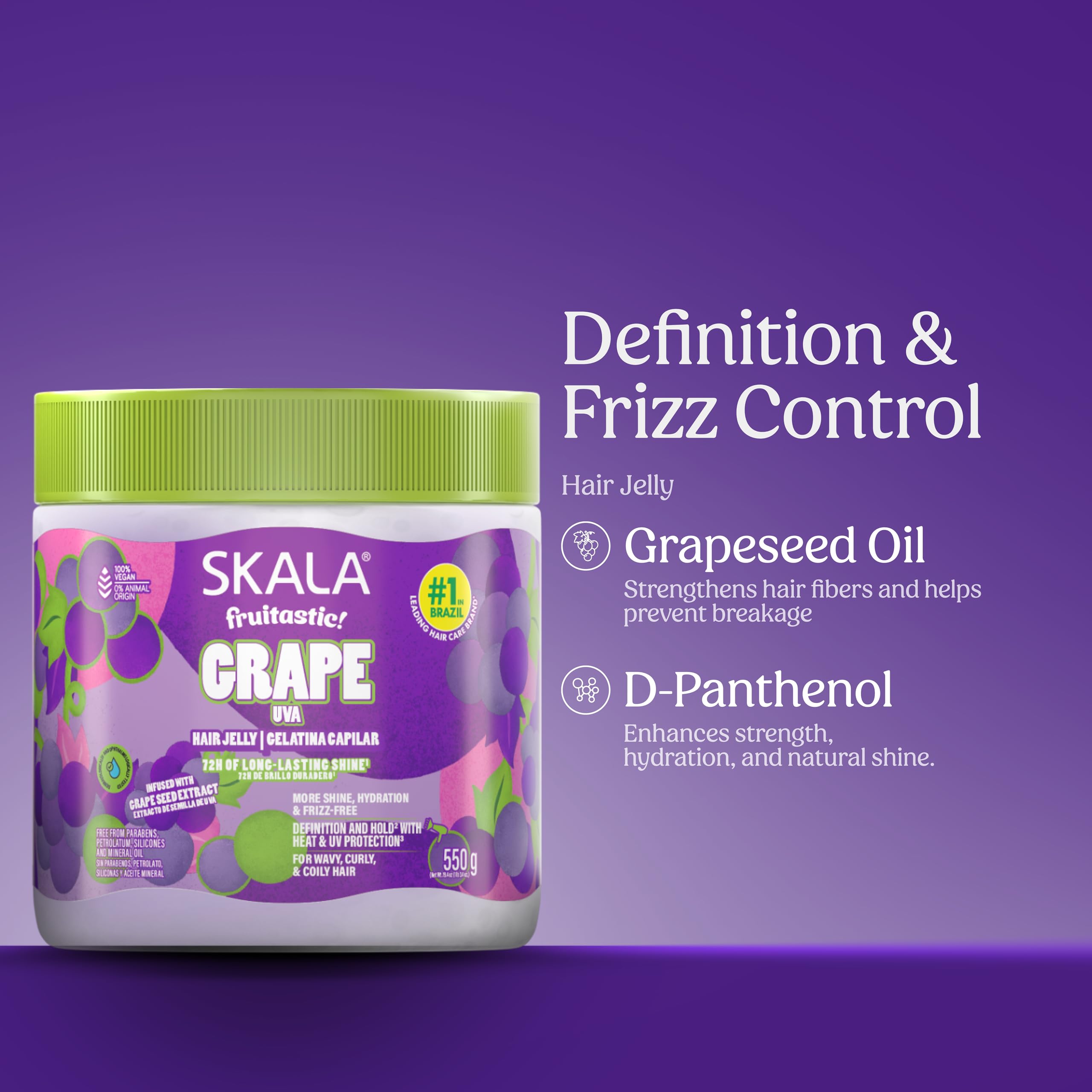 Skala Jelly Fruitastic Grape / 500 ml (16.9 oz)
