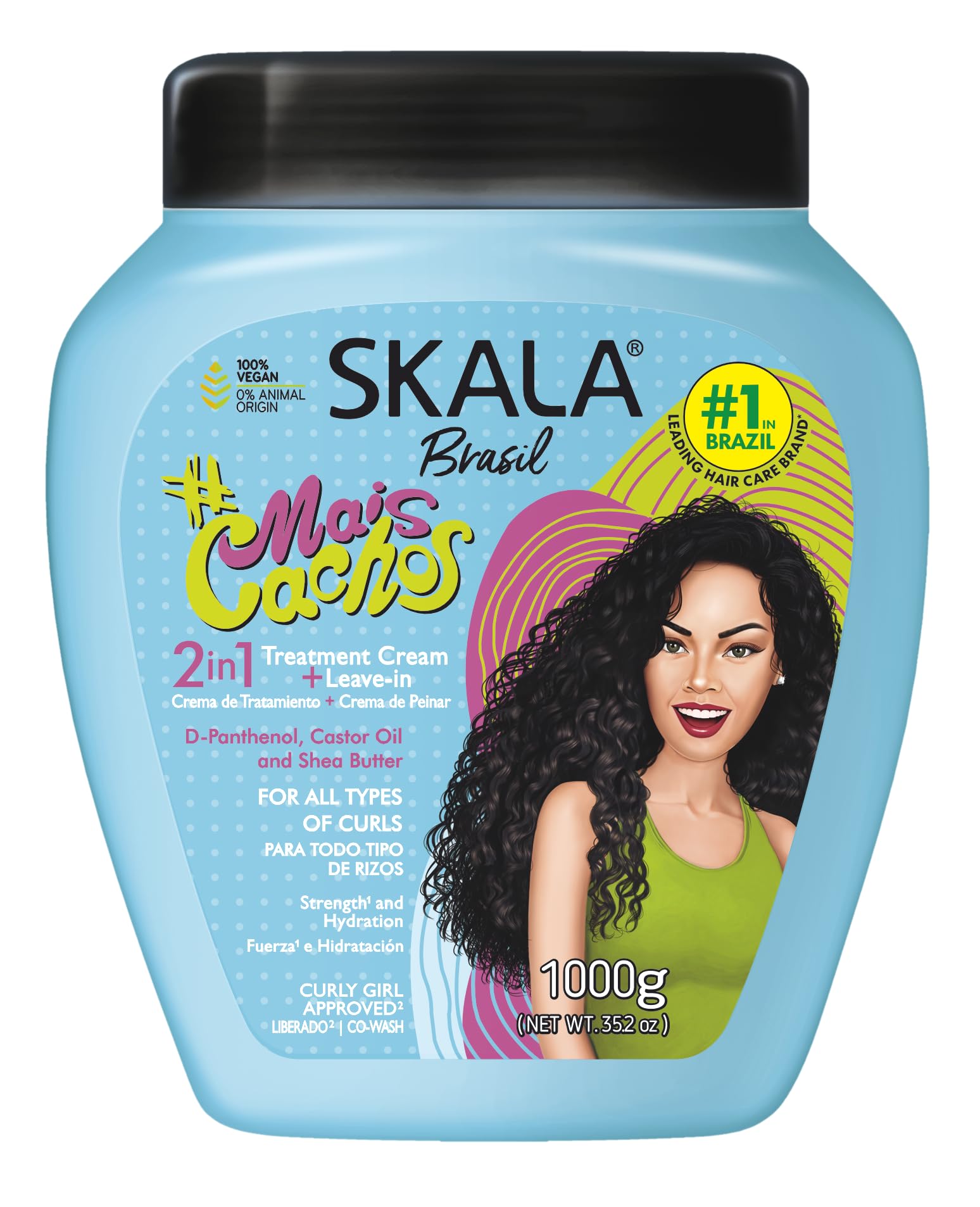 Skala Expert Mais Cachos 2 In 1 Treatment Cream Leave In Conditioner for Curly - Thumbnail 2