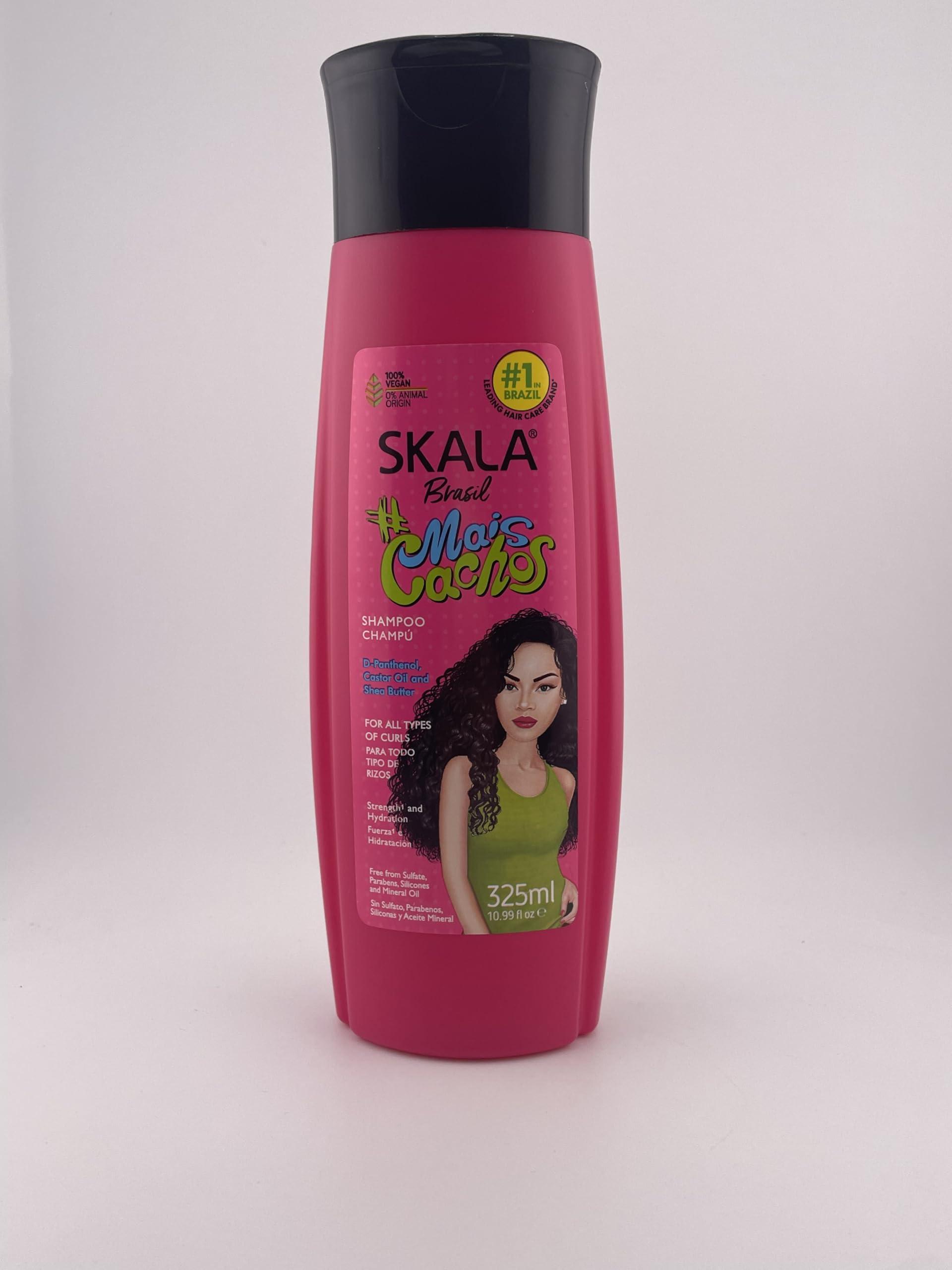 Skala Expert Shampoo #maiscachos 10.99 Fl Oz Sulfate Free Cleanser for Curly - Thumbnail 2