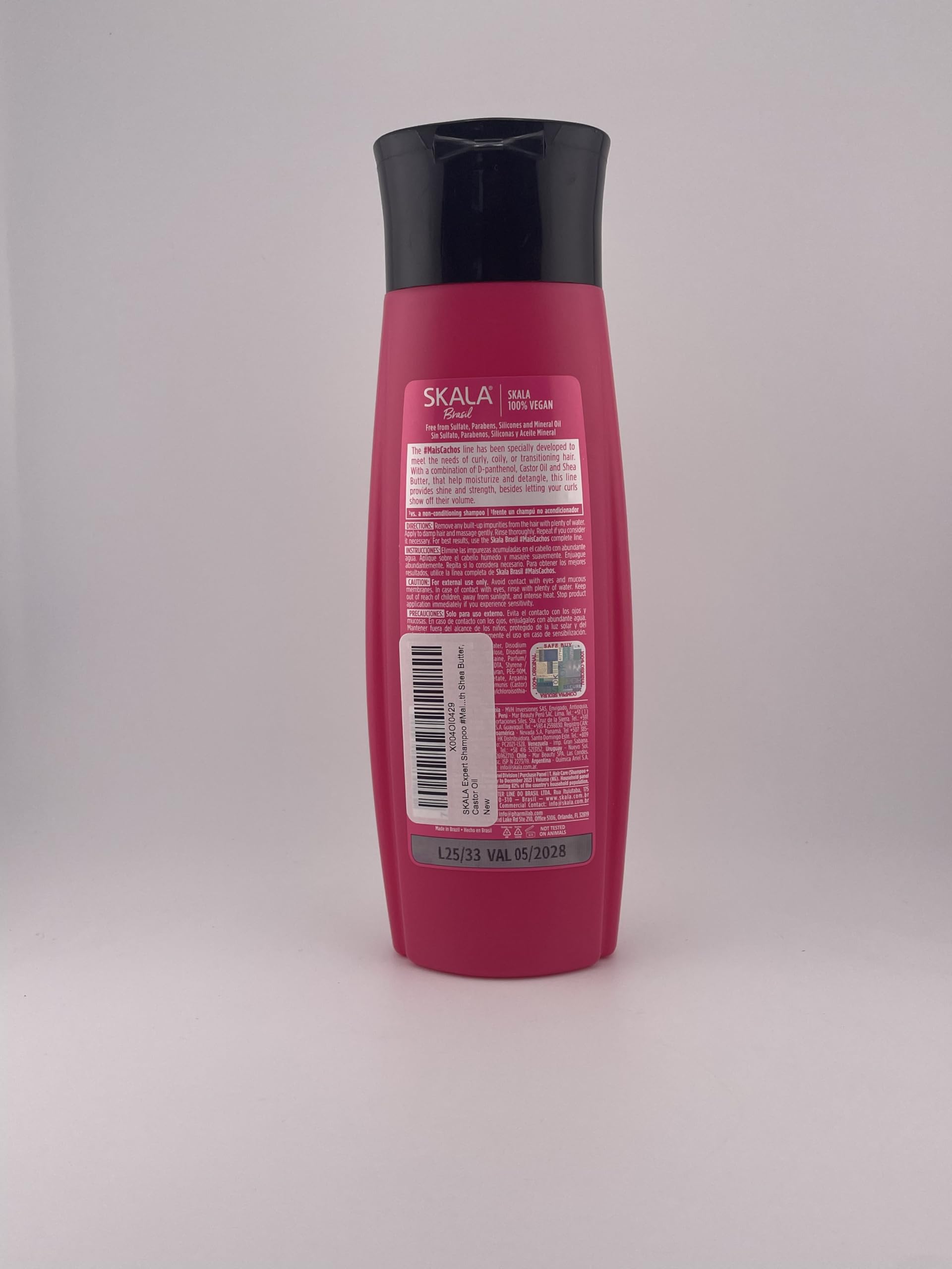 Skala Expert Shampoo #maiscachos 10.99 Fl Oz Sulfate Free Cleanser for Curly - Thumbnail 3