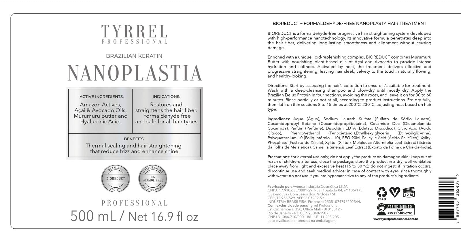 New Version! Extra Large Size Hair Type 3/4abc Hydrate Curls Eliminate Anti