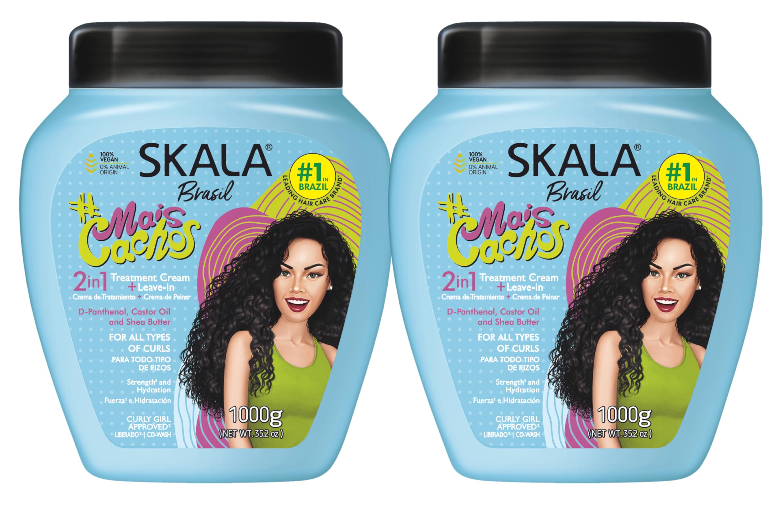 Skala Mais Cachos for Hair Type 3abc 2 In 1 Conditioning Treatment Cream Cream