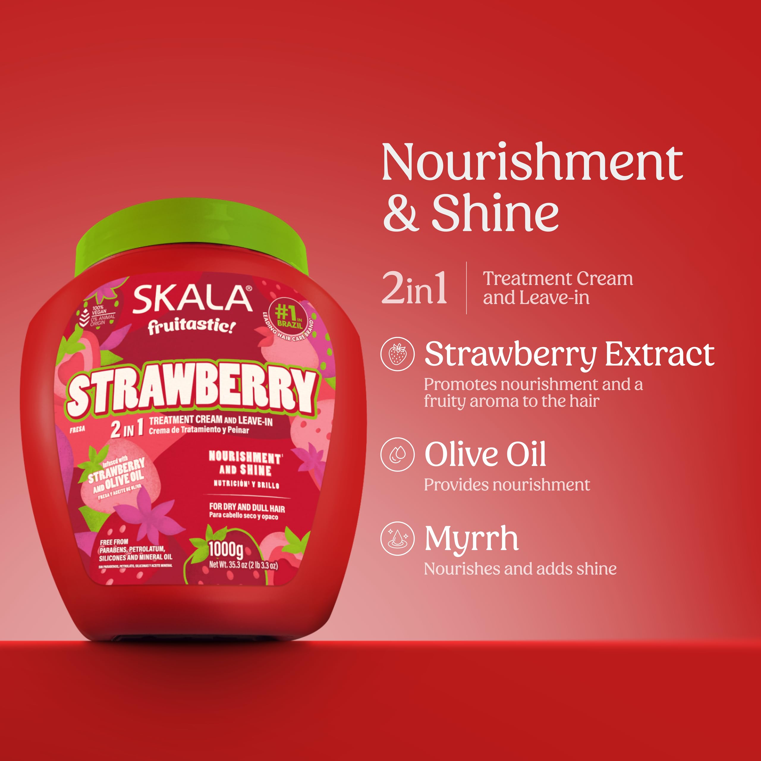 Skala 2in1 Treatment Cream Strawberry 35.3 oz