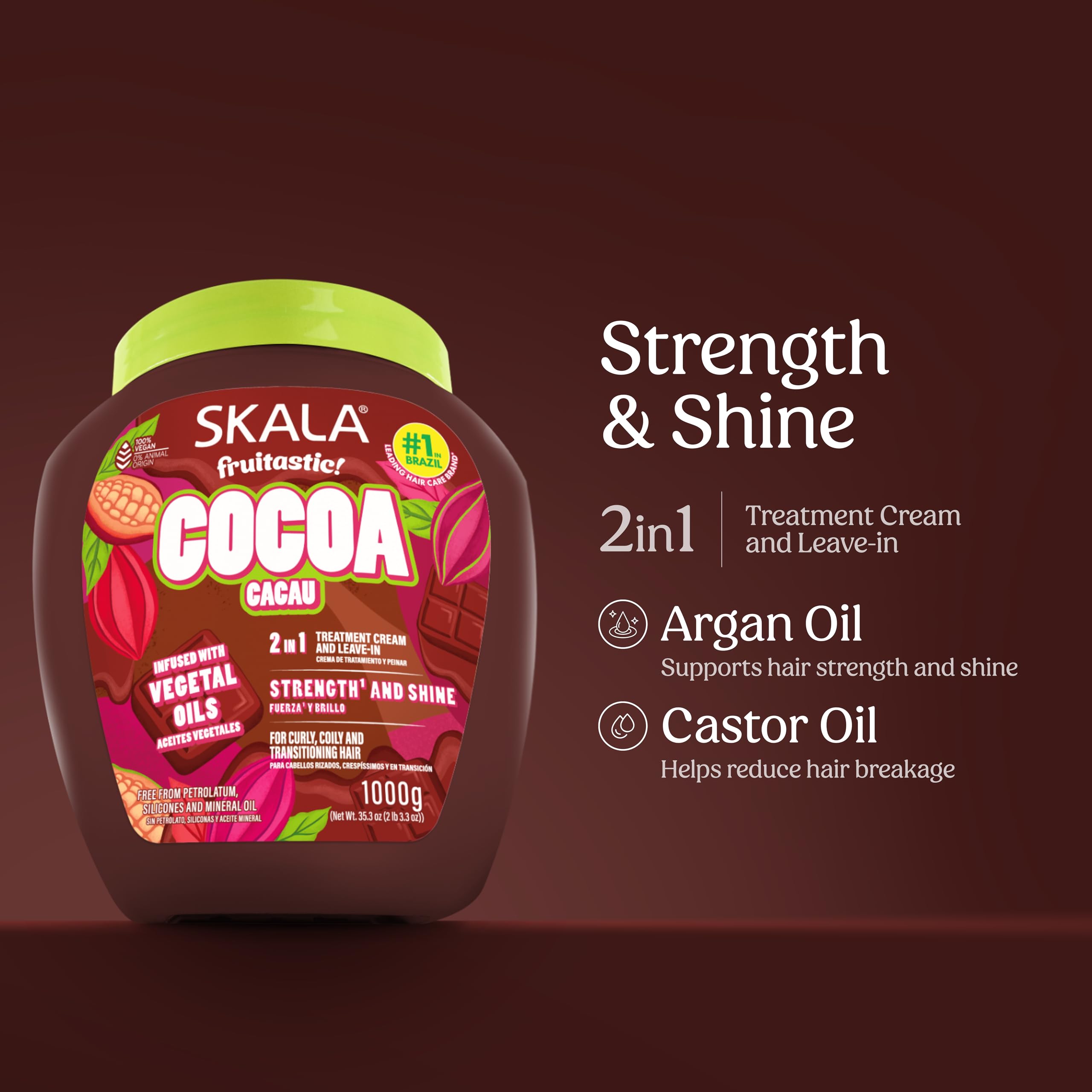 Skala Treatment Cream Cocoa 2in1 1000 G / 35.27 oz