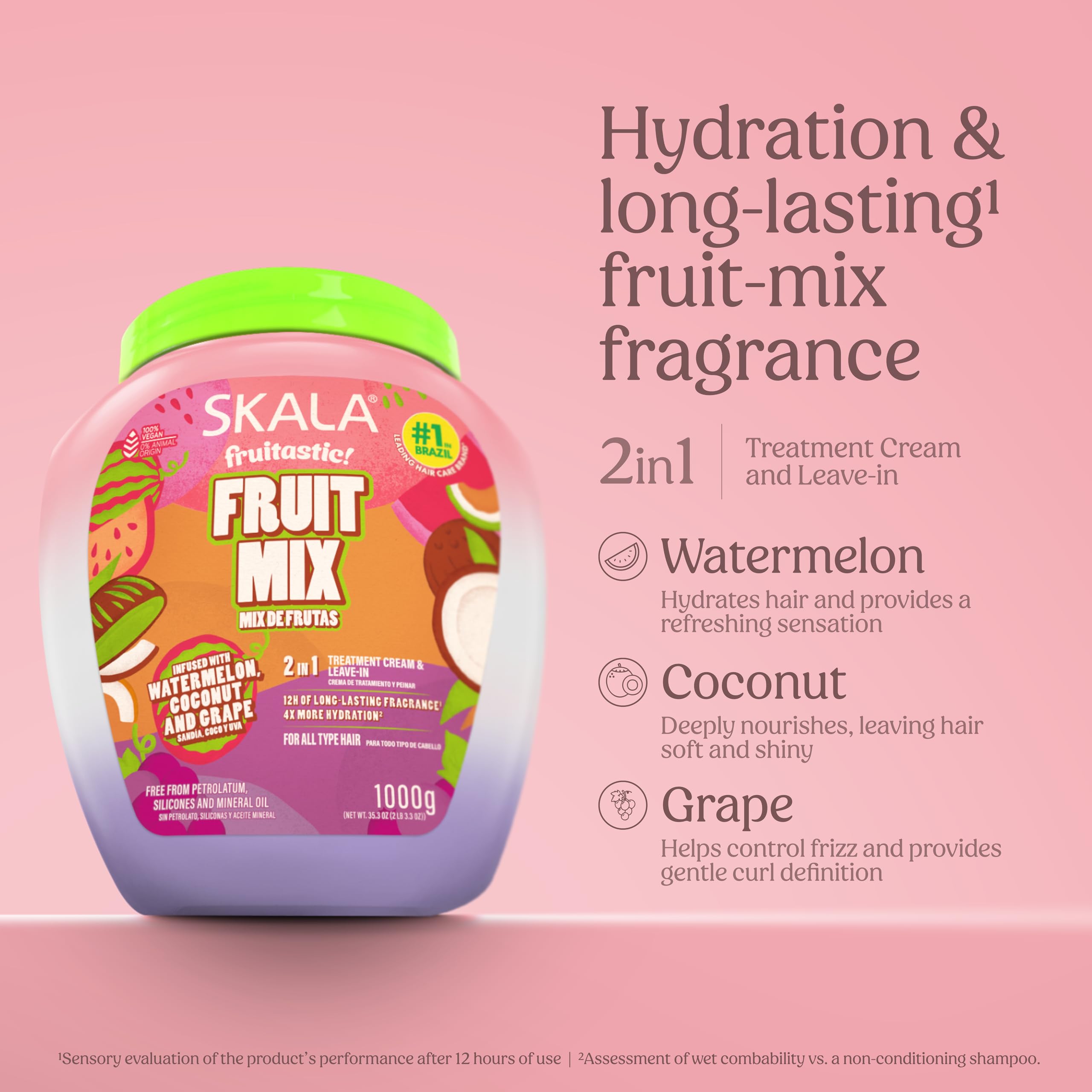 Skala Treatment Cream Fruit Mix 2in1 1000 G / 35.27 oz