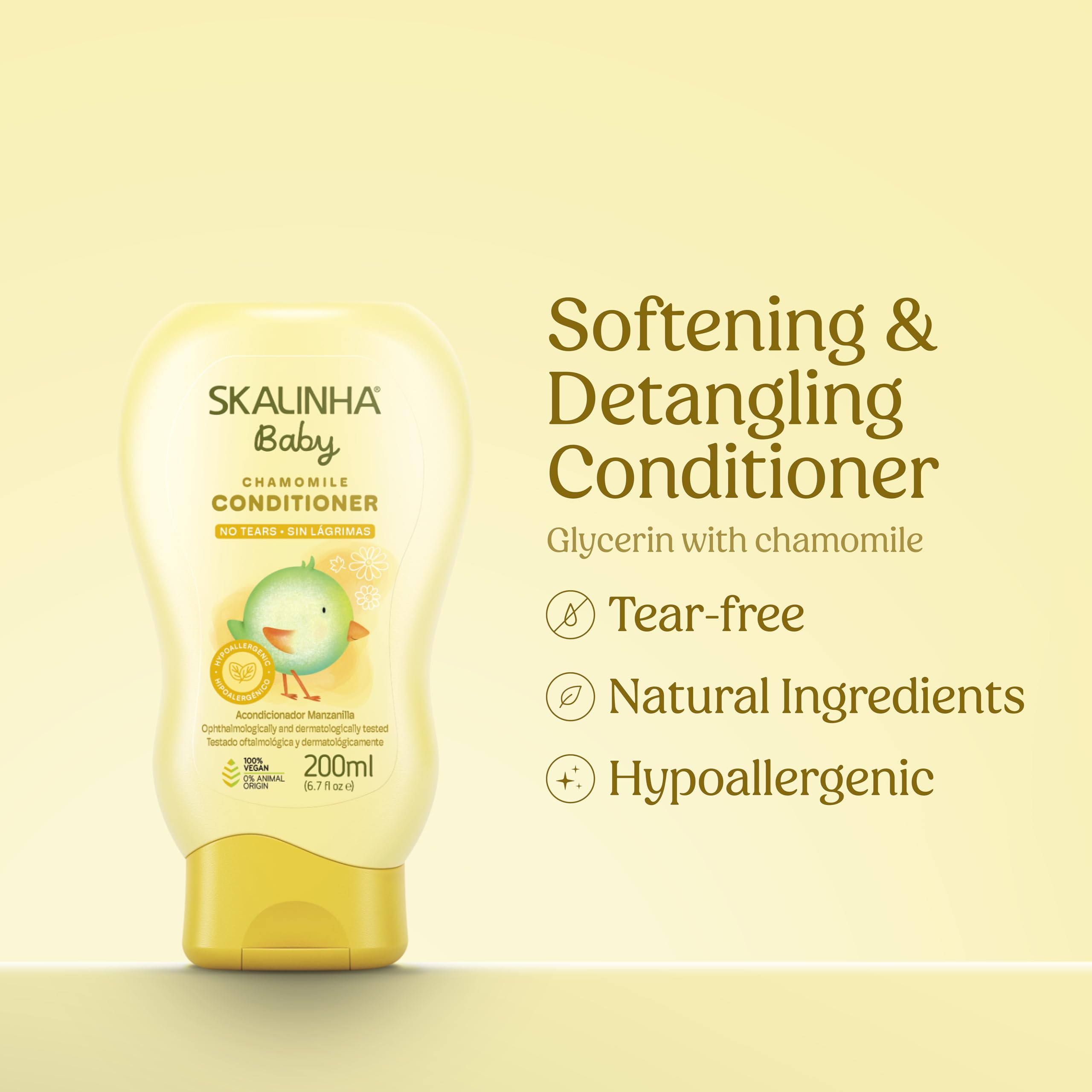 Skala Camomila Conditioner 6.76 Fl Oz Gentle Hypoallergenic Ph Balanced for - Thumbnail 2