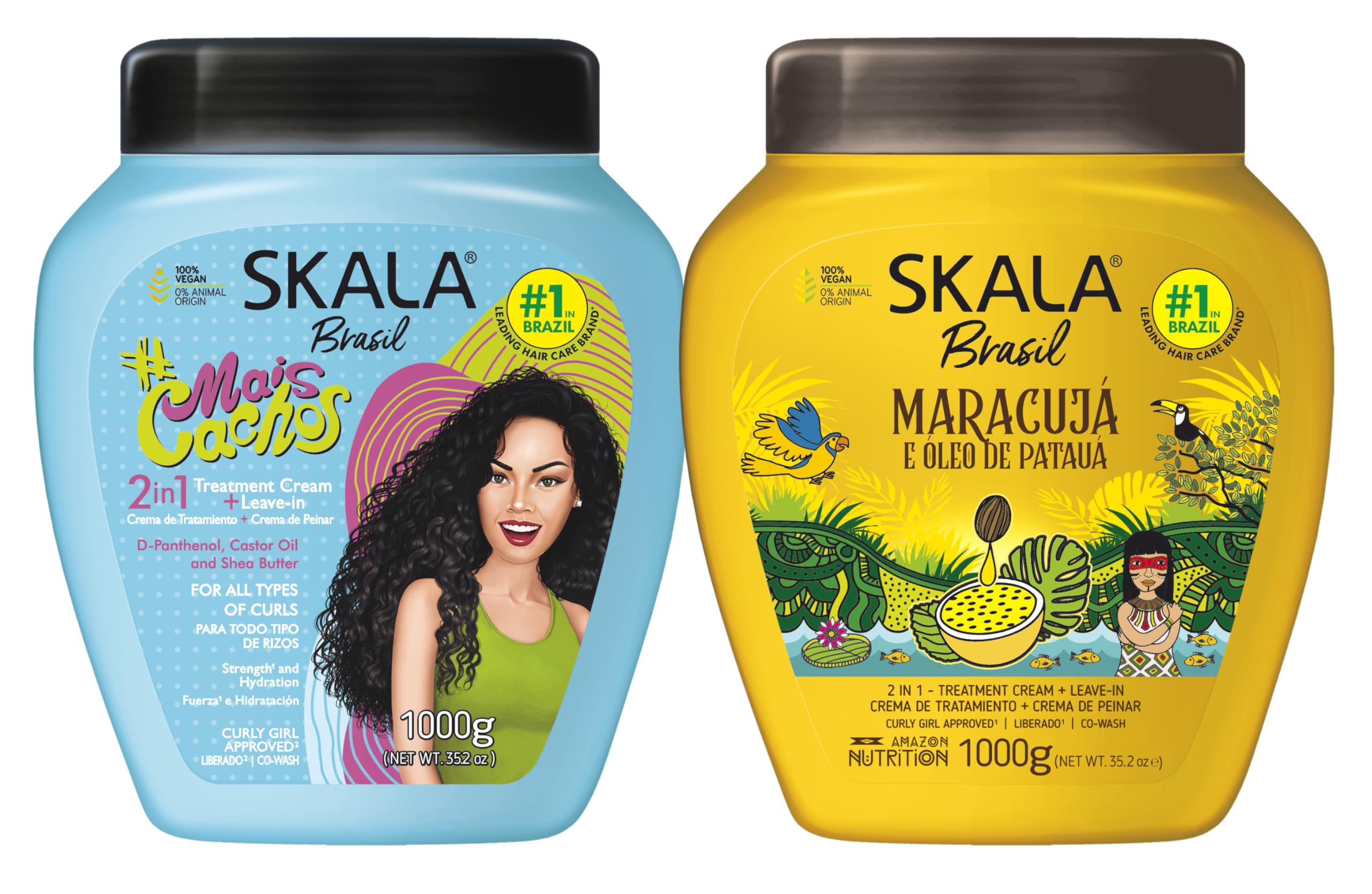 Skala Hair Type 3abc Mais Cachos Passion Fruit Combo Hydrate Curls Eliminate