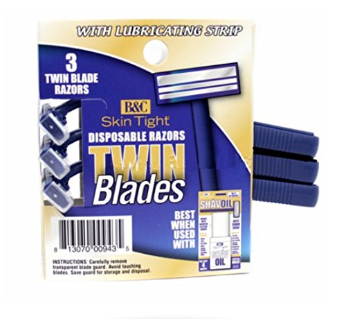 B C Skin Tight Disposable Razors 3 Count