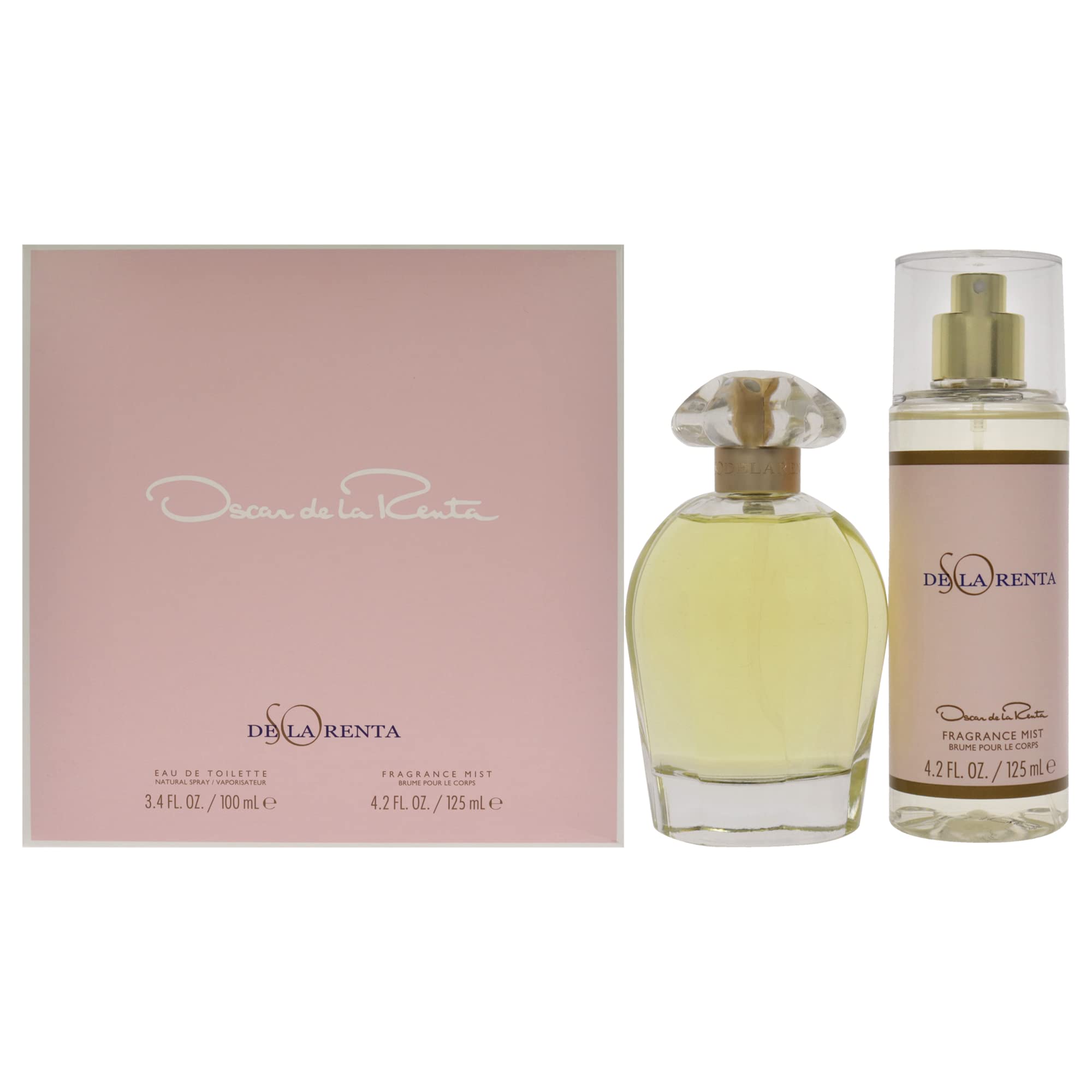SO DELA RENTA(W)(H/B)(LI FREE)2PC SET(3.4oz edt sp,4.2oz Fragrance Mist)