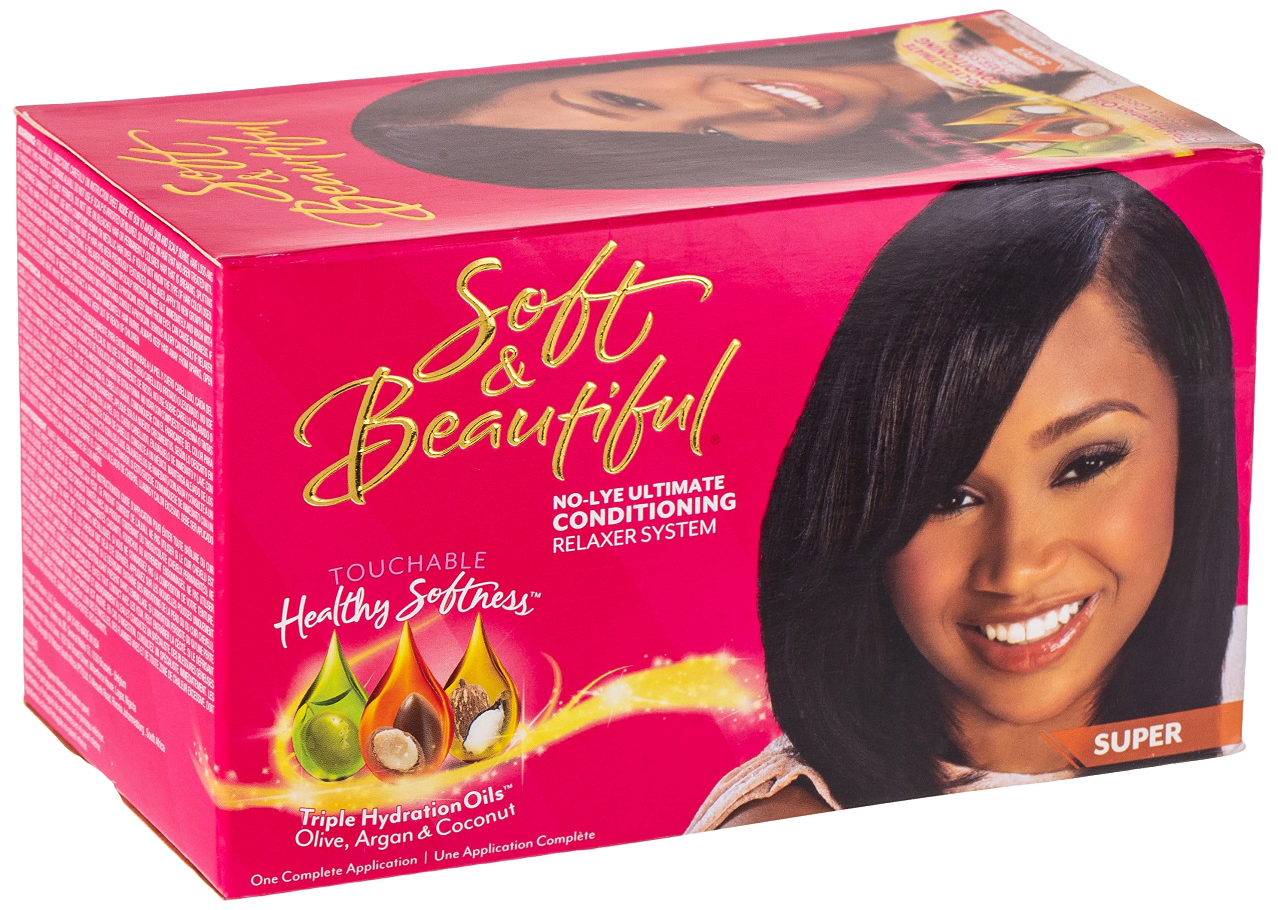 Soft Beautiful Ultimate Protection No Lye Relaxer Kit Coarse