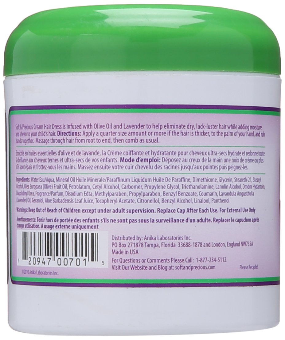 Soft Precious Moisturizing Creme for Hair Dress 5 oz - Thumbnail 2