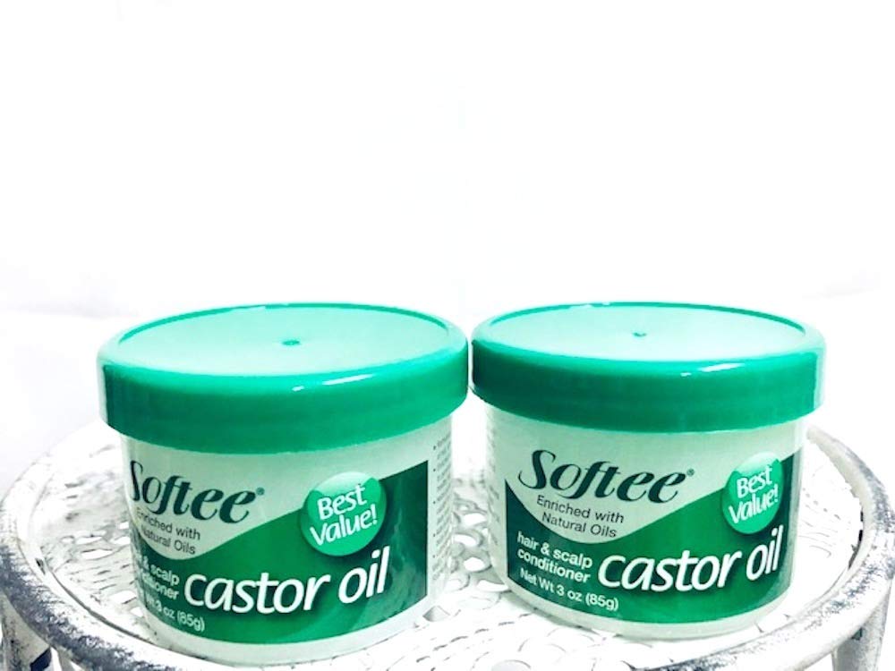 Softee Softee Castor Oil Hair Scalp Conditioner White 3 oz - Thumbnail 3