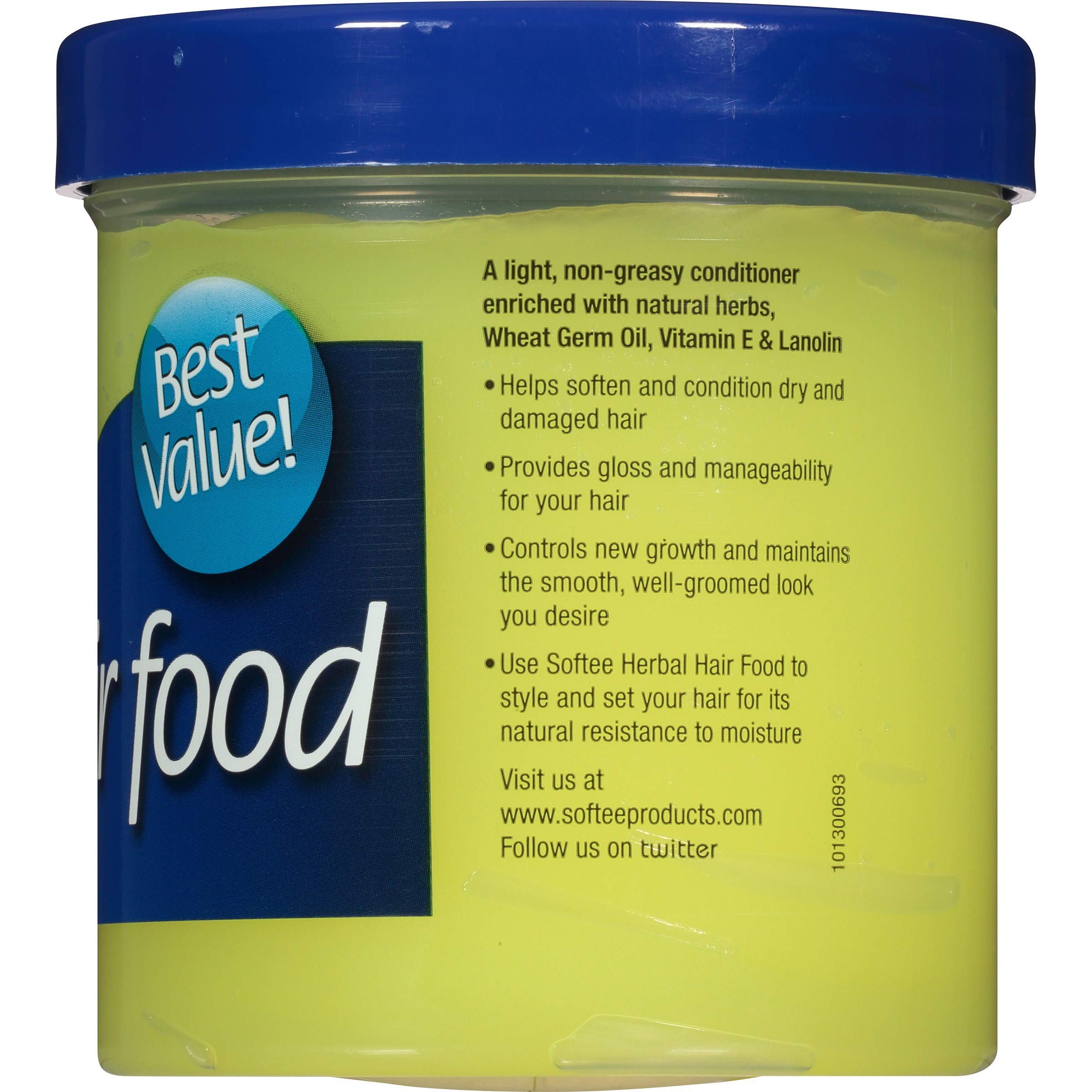 Softee Hair Food With Vitamin E . 12 oz - Thumbnail 3