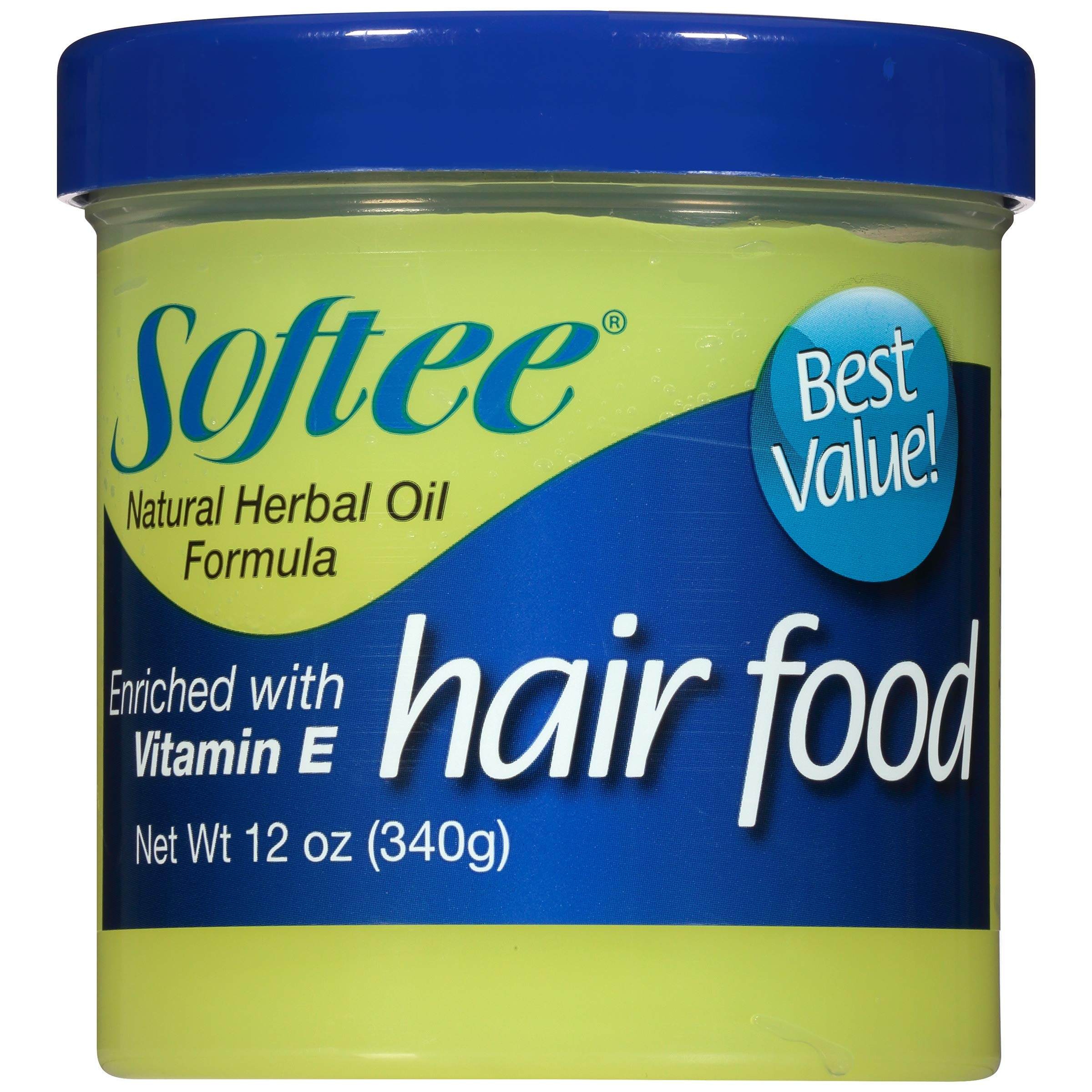 Softee Hair Food With Vitamin E . 12 oz