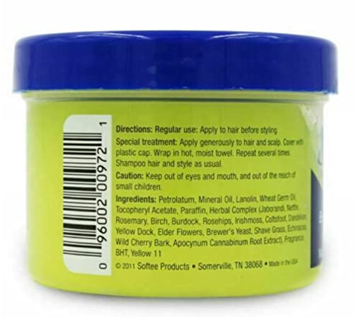 Softee Vitamin E Hair Food 1 Count 3 oz - Thumbnail 3