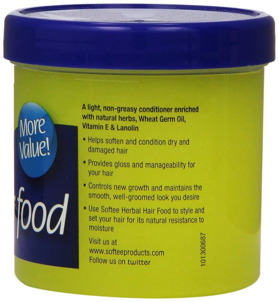 Softee Hair Food With Vitamin E 5 oz - Thumbnail 3