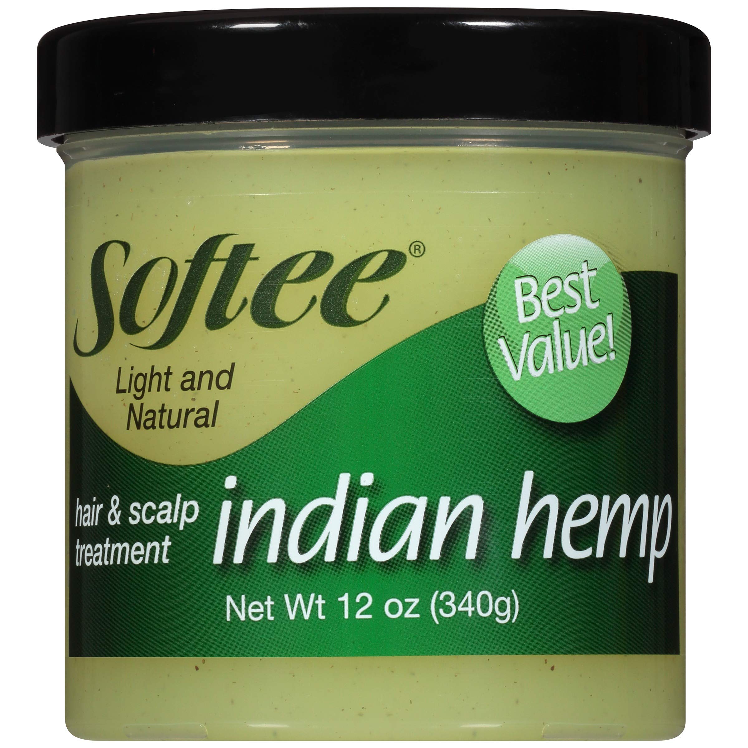 Softee Hair Scalp Treatment Indian Hemp . 12 oz