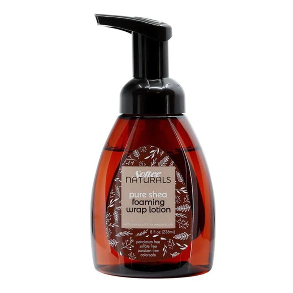 Softee Naturals Pure Shea Foaming Wrap Lotion With Coconut Oil 8 oz
