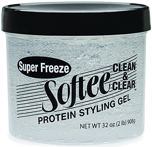 Softee Clean Clear Super Freeze Protein Styling Gel 32 oz - Thumbnail 2