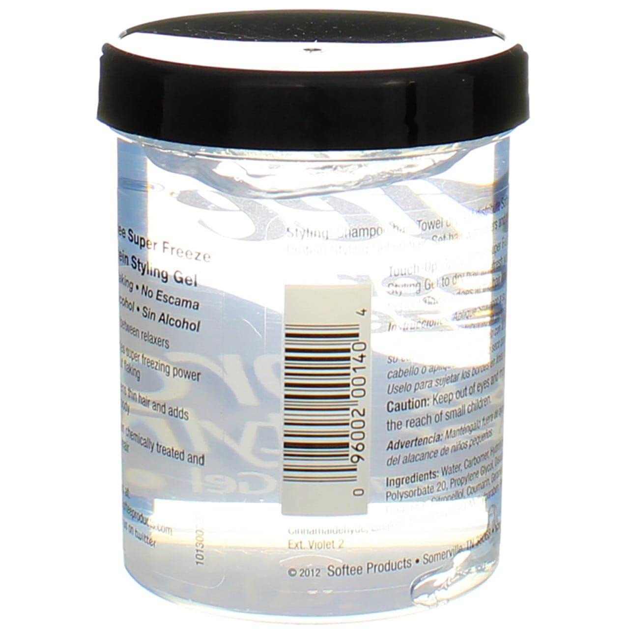 Softee Protein Super Freeze Hair Styling Gel 8 oz - Thumbnail 3