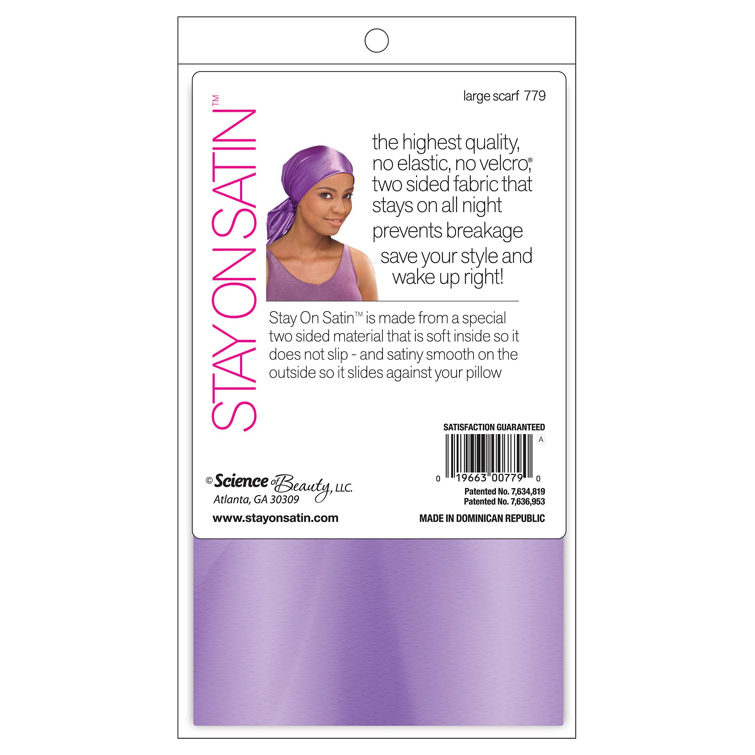 Stay On Satin Large Scarf - Thumbnail 2