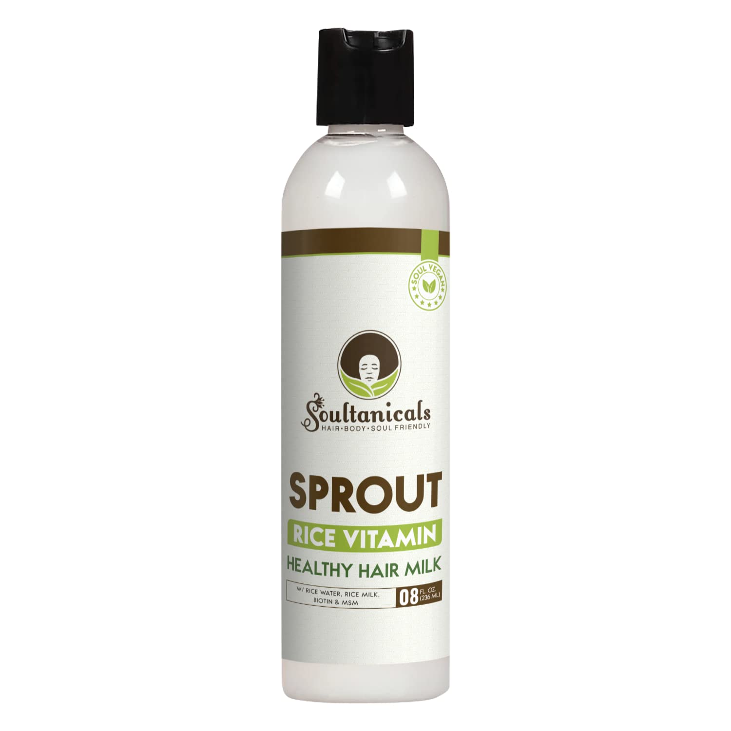 Soultanicals Sprout Rice Vitamin Hair Milky Cream With Biotin Msm | for Afro