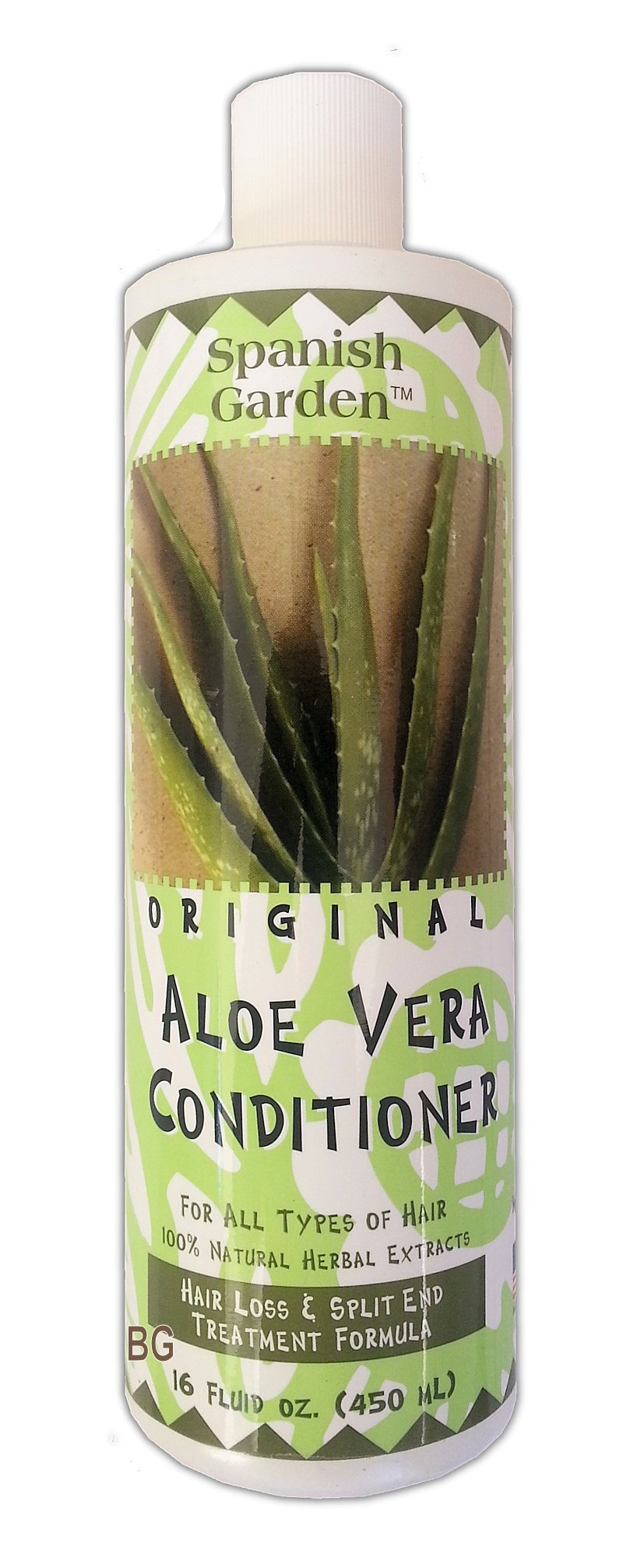 Spanish Garden Original Aloe Vera Conditioner Hair Loss Split End Formula .