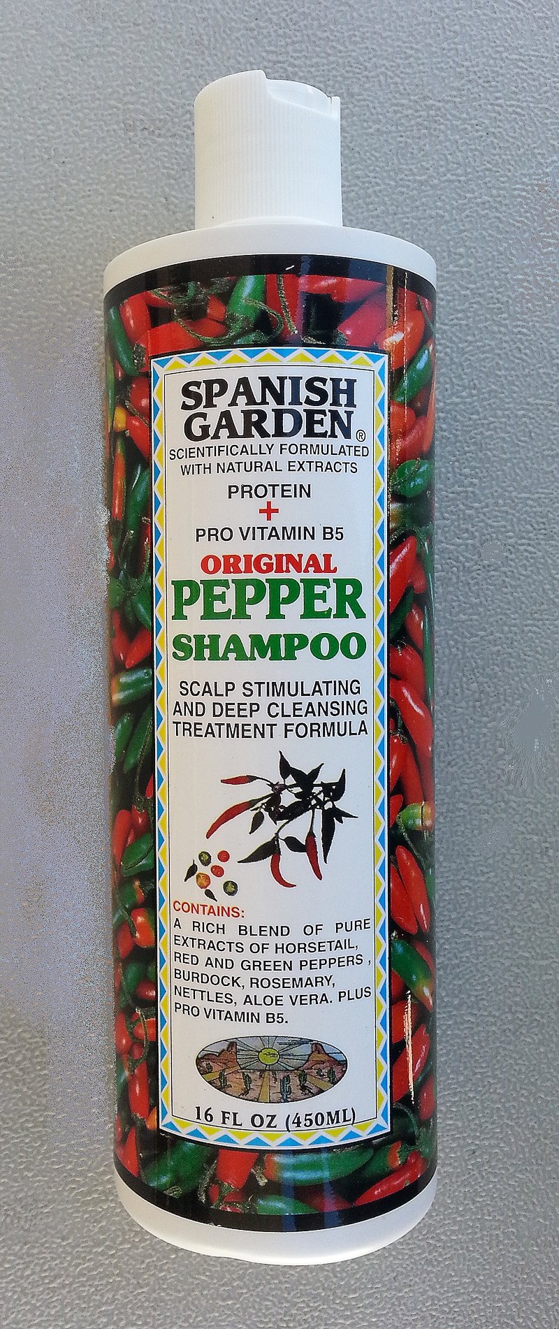 Spanish Garden N'iceshop Original Pepper Shampoo 16 oz - Thumbnail 2