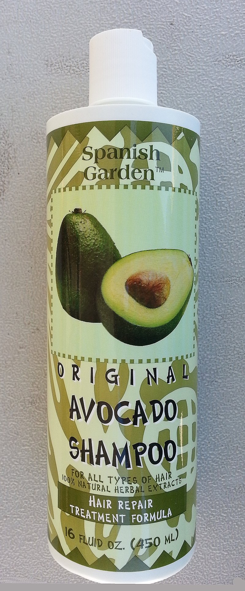 Spanish Garden N'iceshop Original Avocado Shampoo . 16 oz